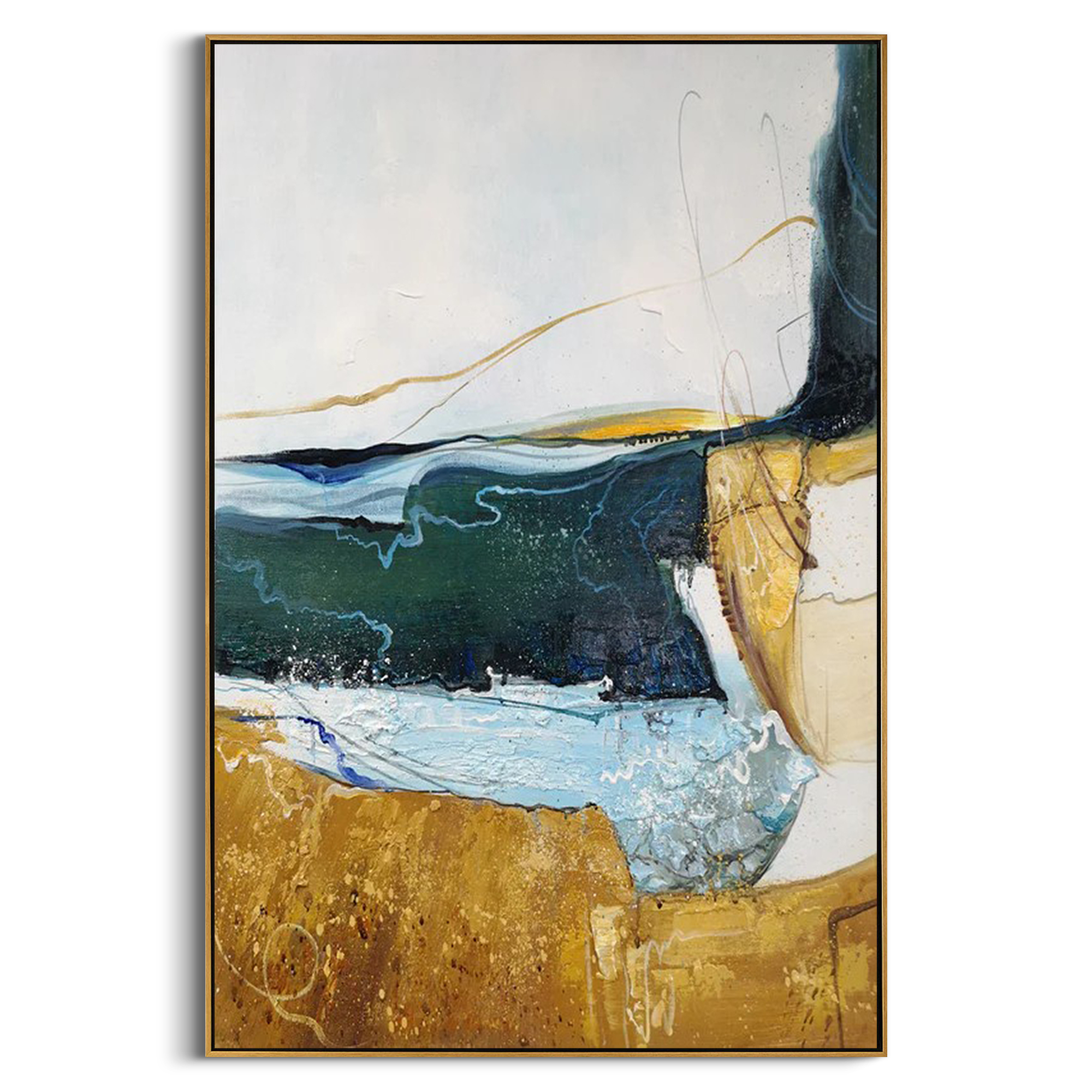 Abstract Canvas Art #AB935