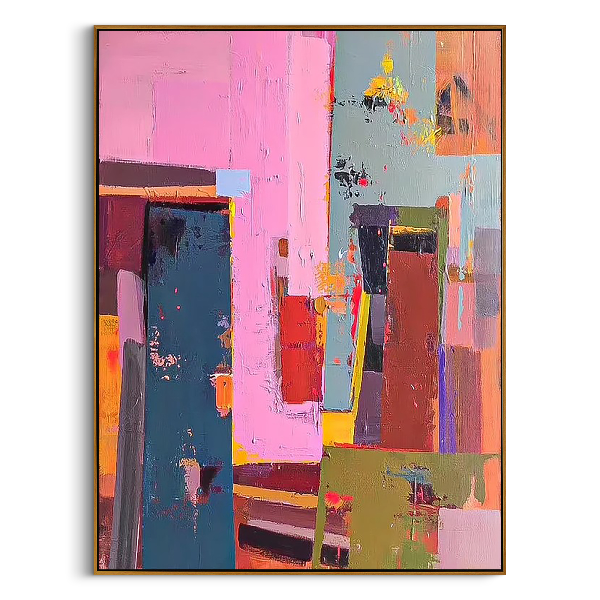 Abstract Canvas Art #AB960