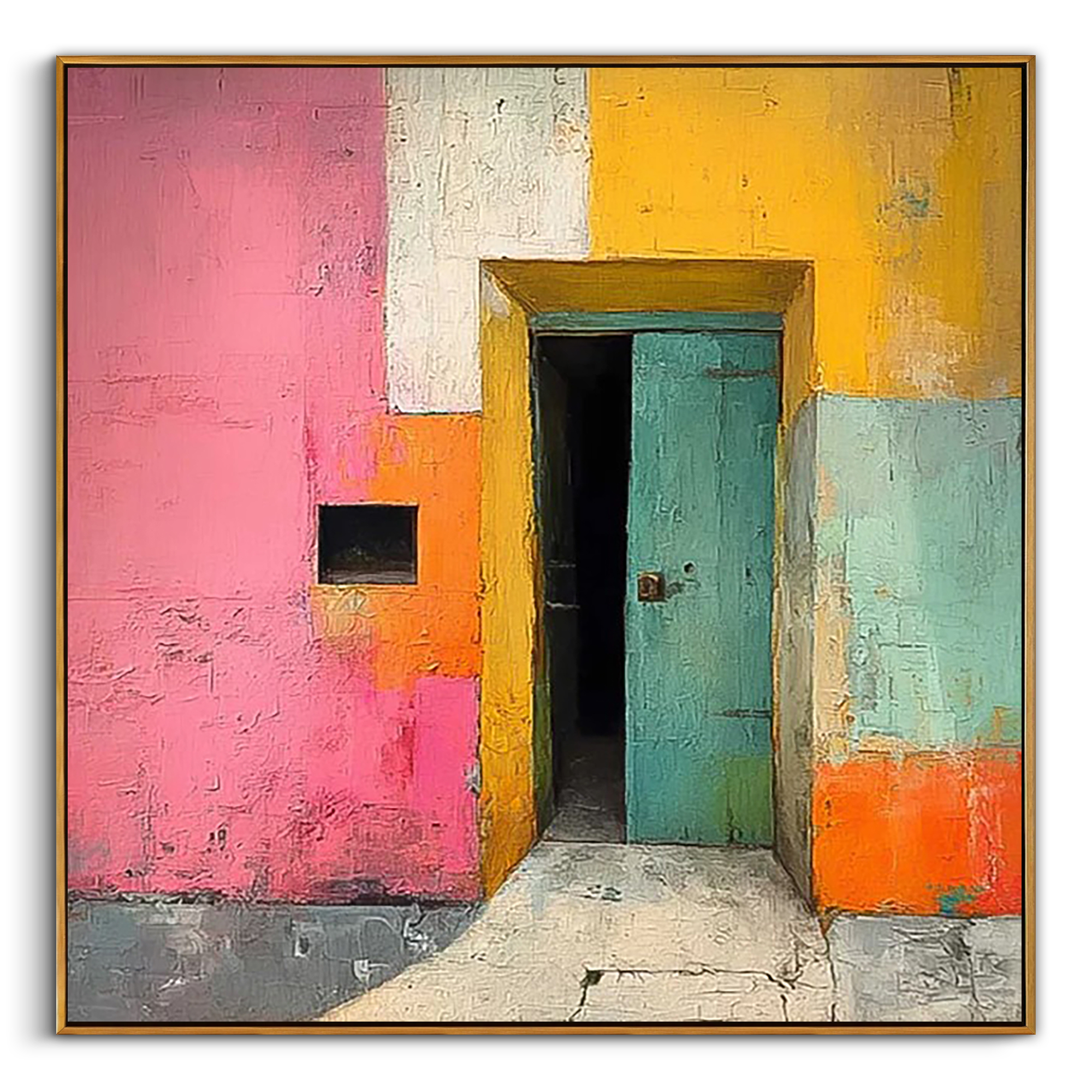 Geometric Canvas Art #GE017