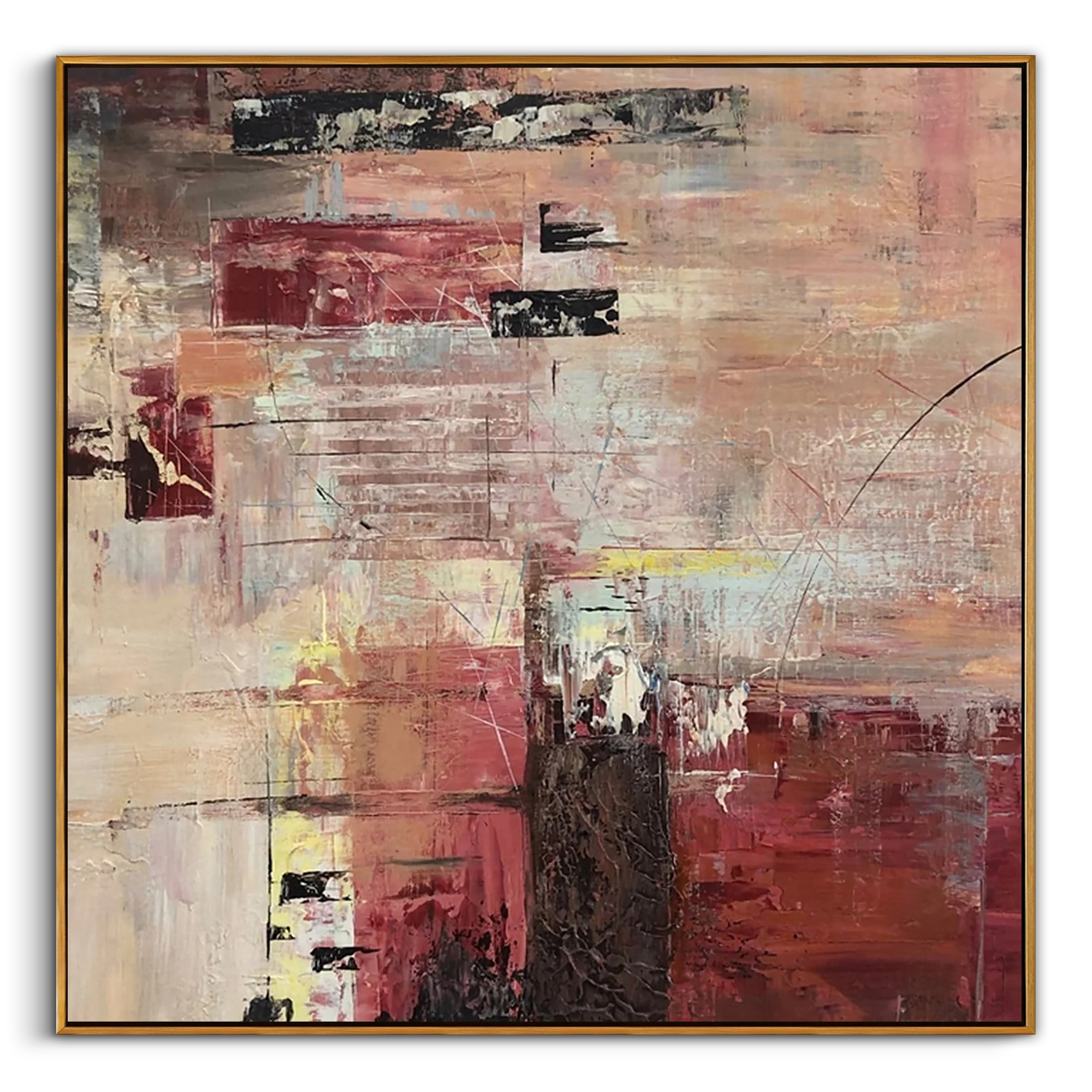 Abstract Canvas Art #AB1012