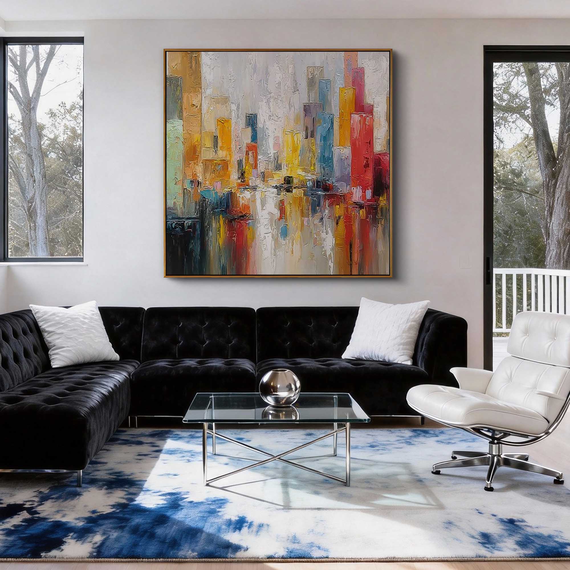 Abstract Canvas Art #AB1004