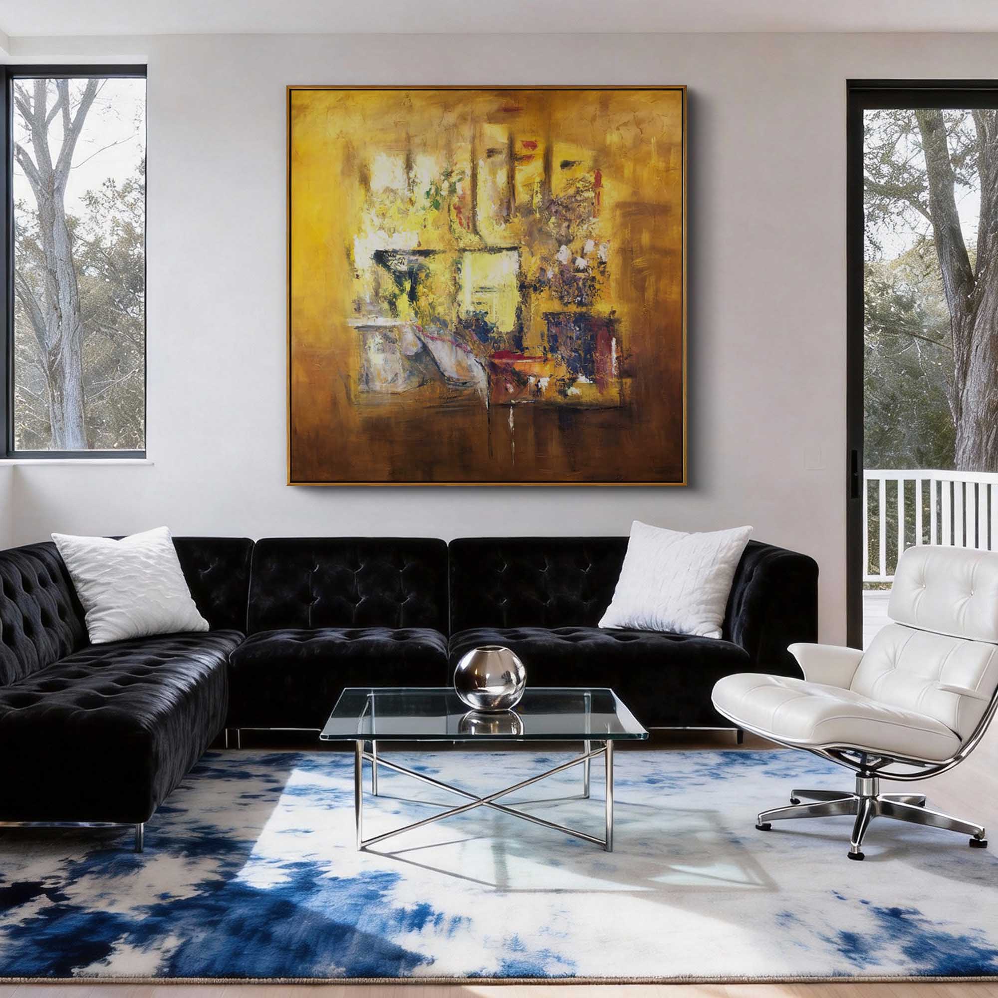 Abstract Canvas Art #AB1018