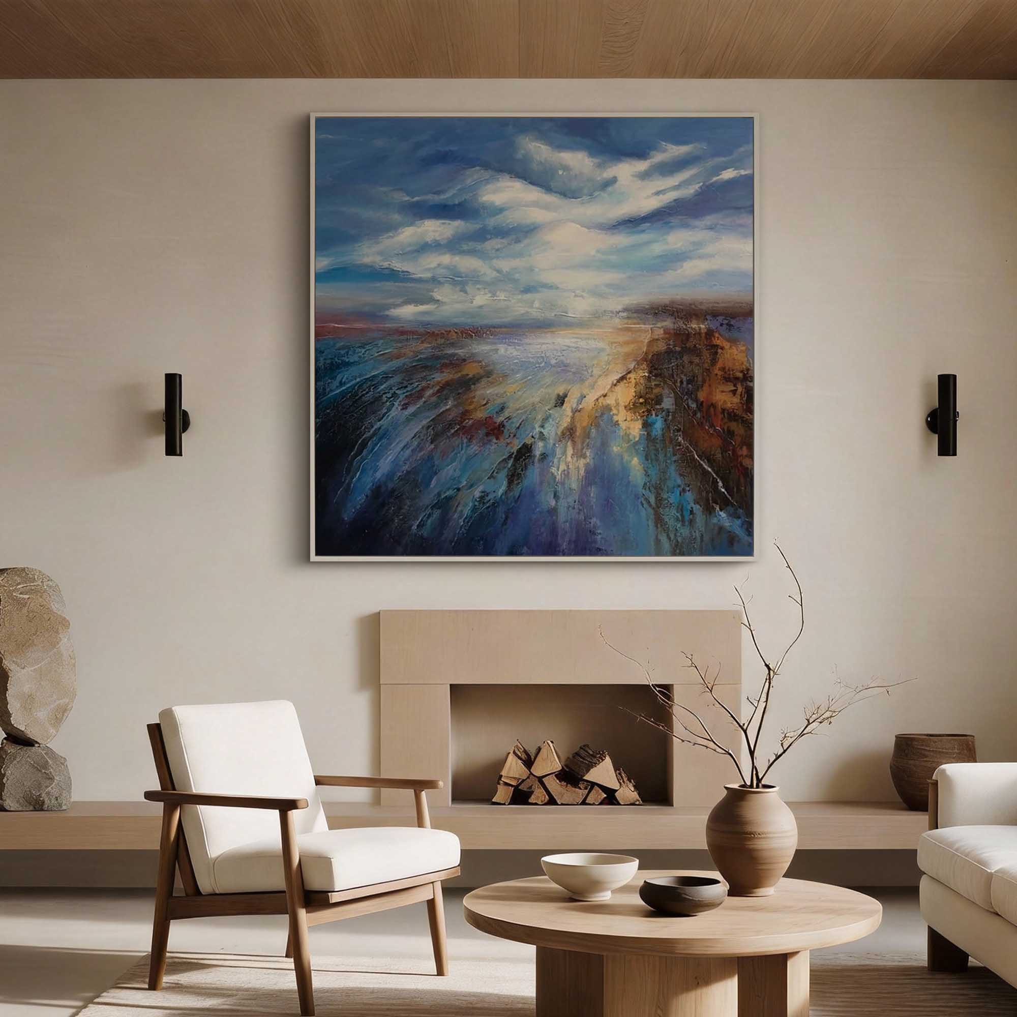 Abstract Canvas Art #AB1019