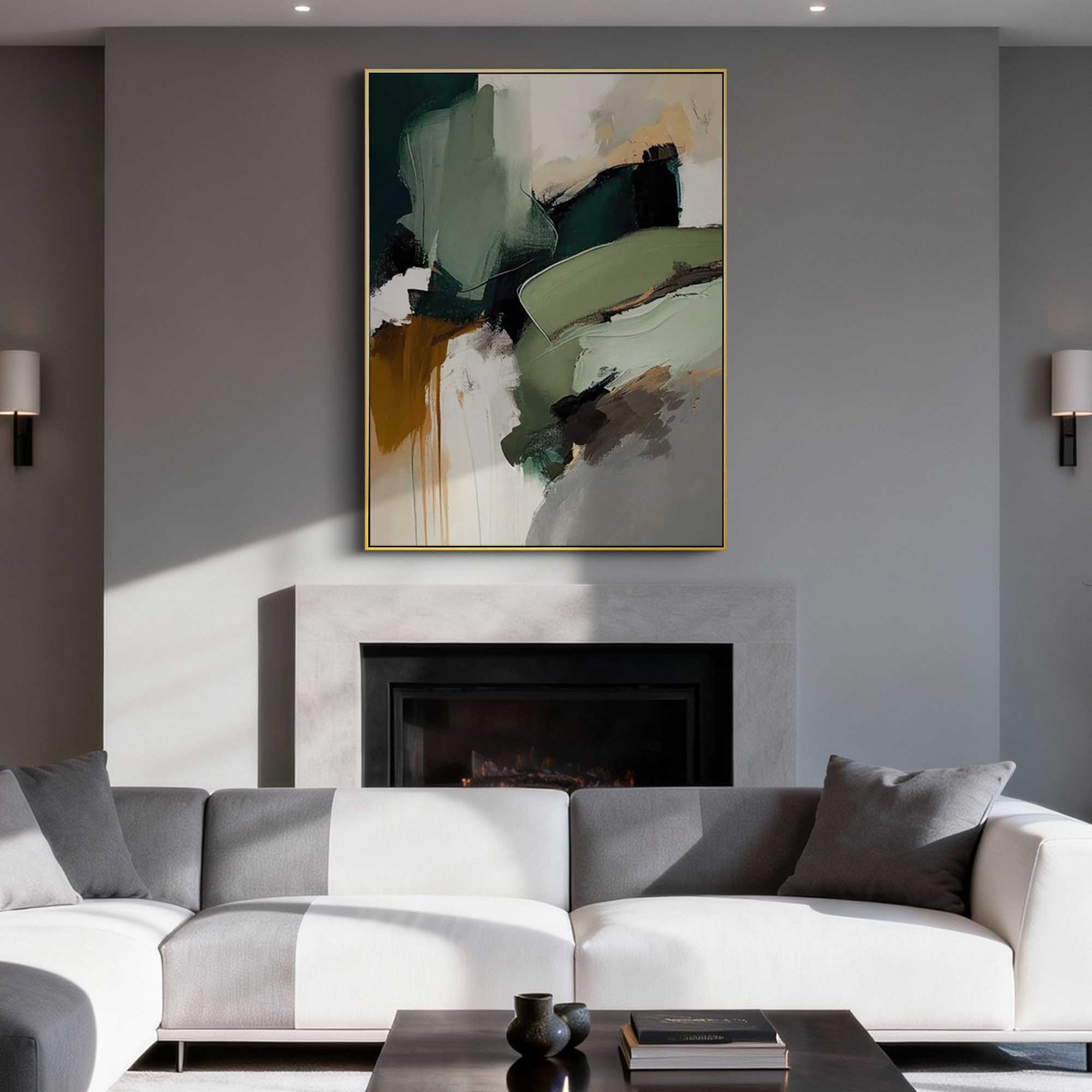 Abstract Canvas Art #AB985