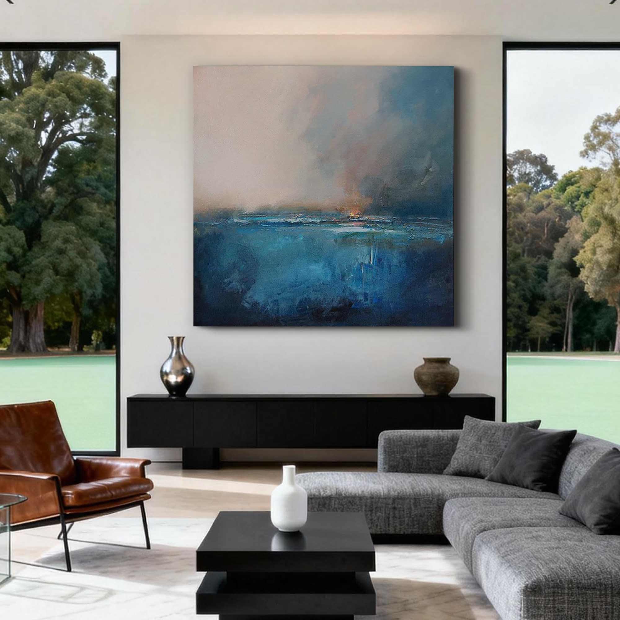 Abstract Canvas Art #AB1010