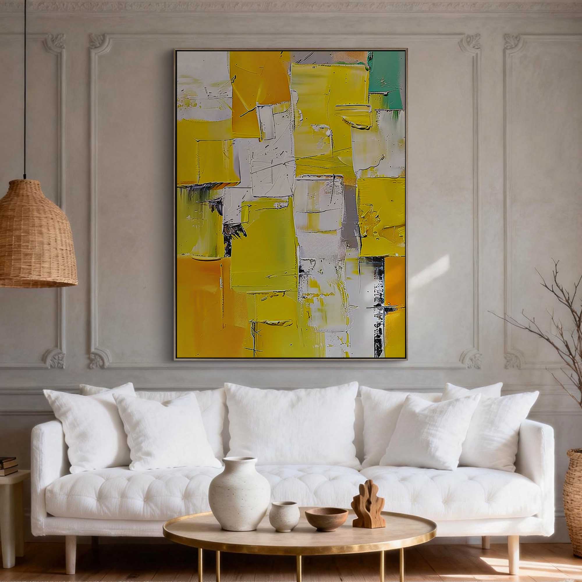 Abstract Canvas Art #AB966