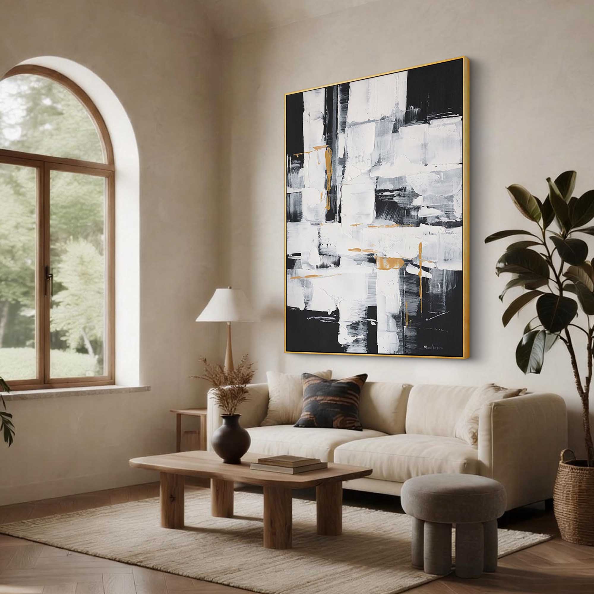 Abstract Canvas Art #AB932