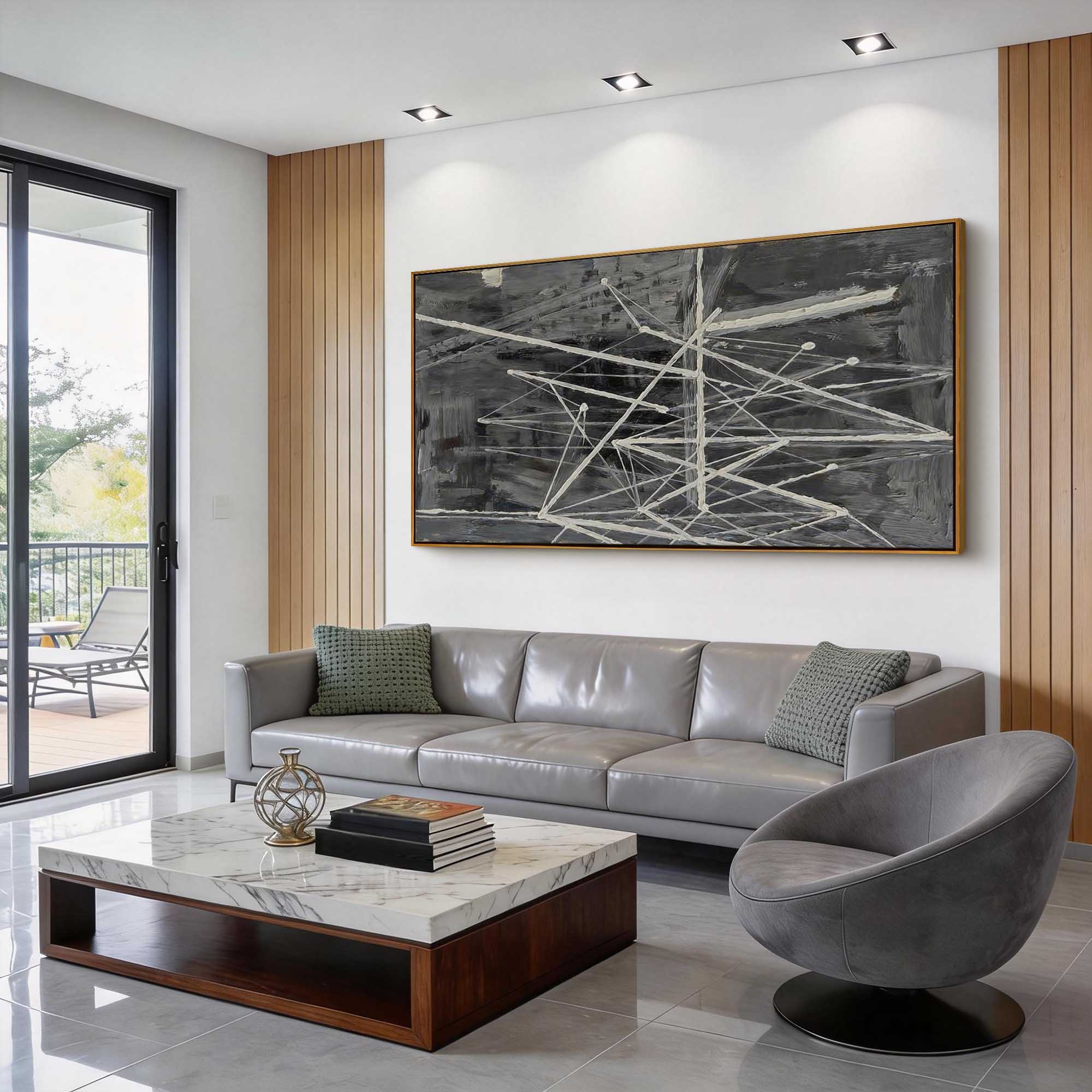 Abstract Canvas Art #AB879