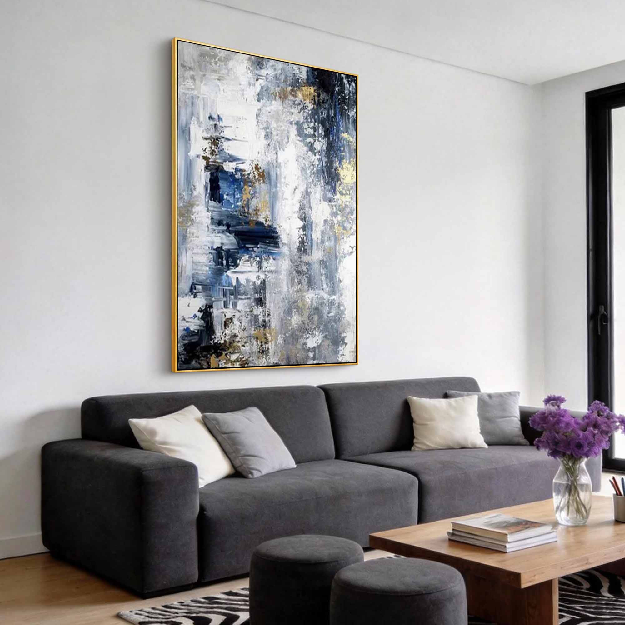 Abstract Canvas Art #AB940