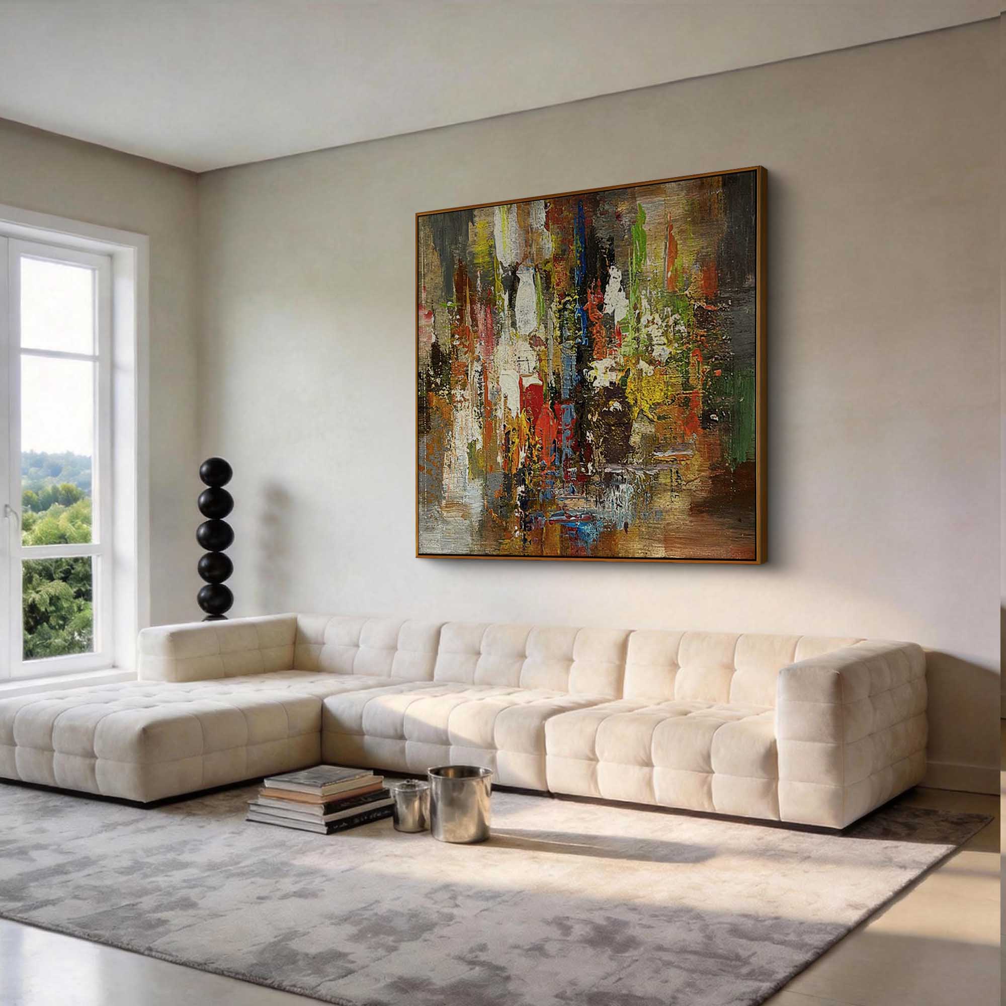 Abstract Canvas Art #AB1007