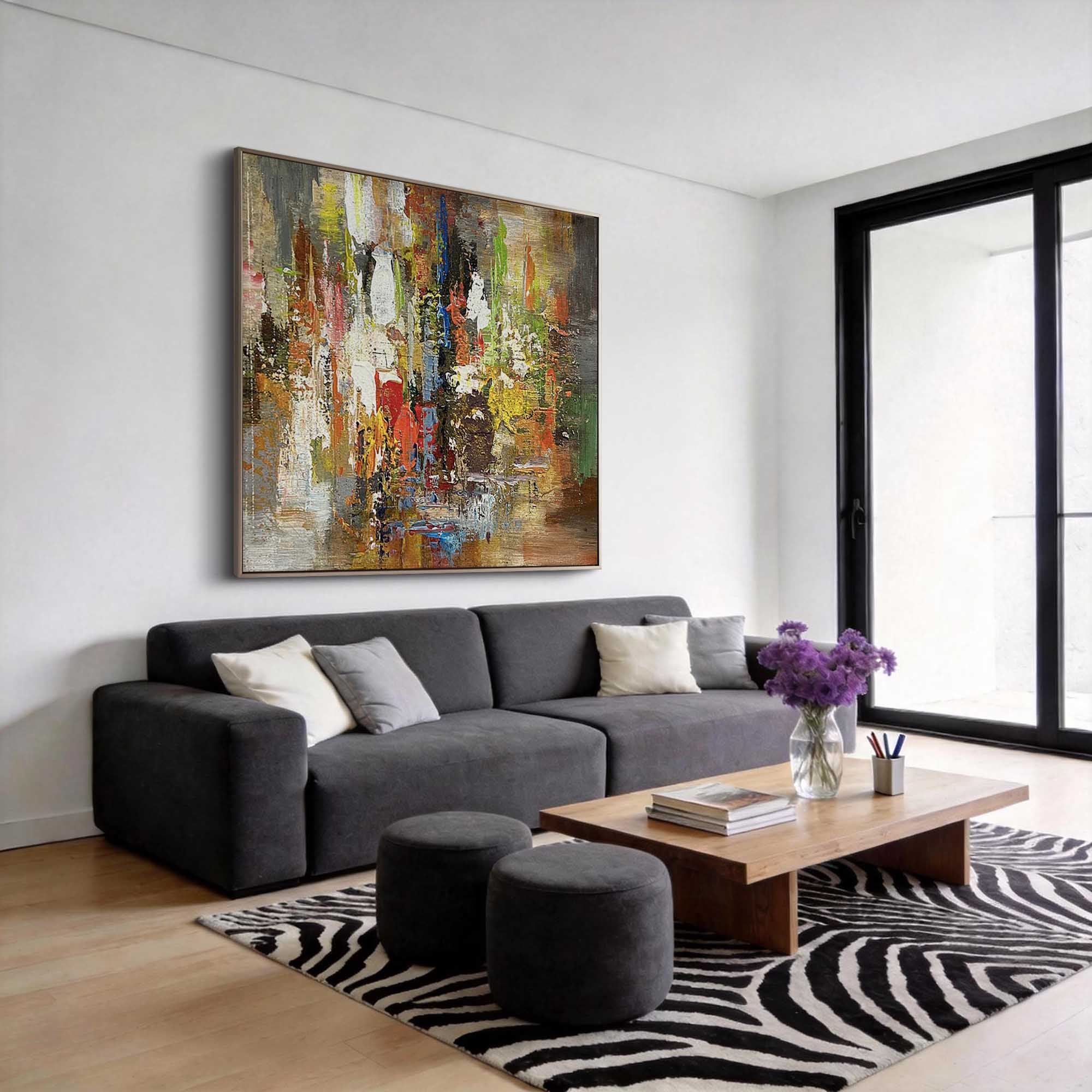 Abstract Canvas Art #AB1007