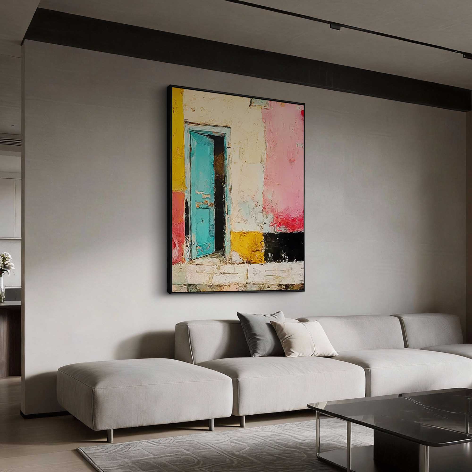 Abstract Canvas Art #AB972