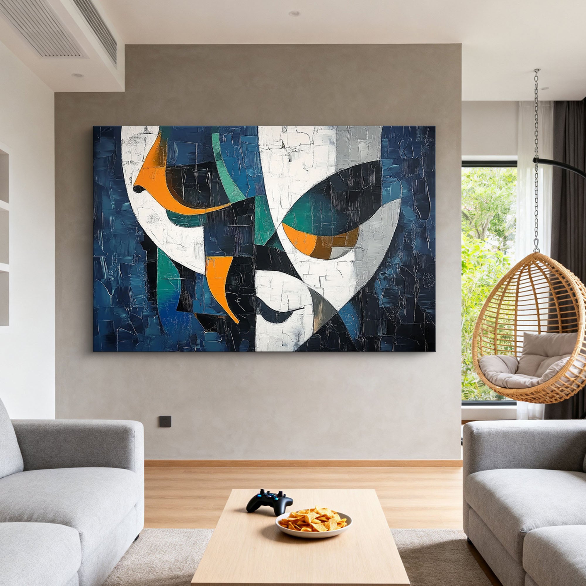 Abstract Canvas Art #AB822