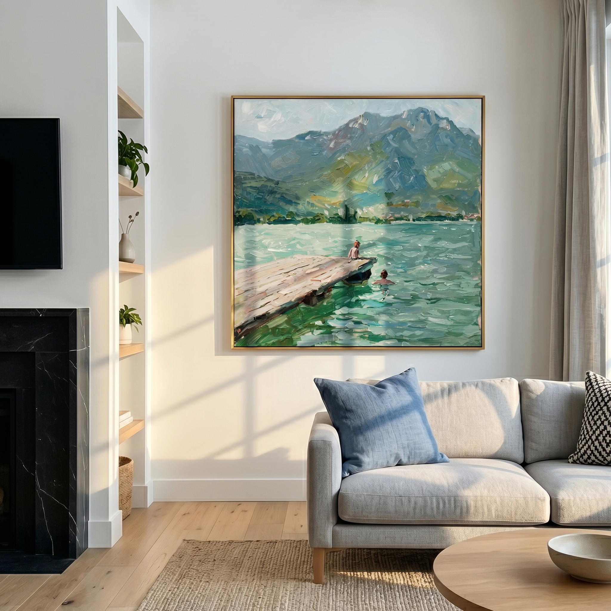 Landscape Canvas Art #LC146