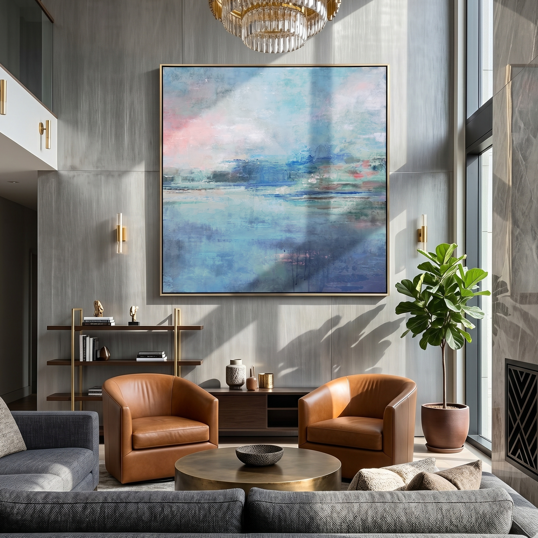 Abstract Canvas Art #AB1009