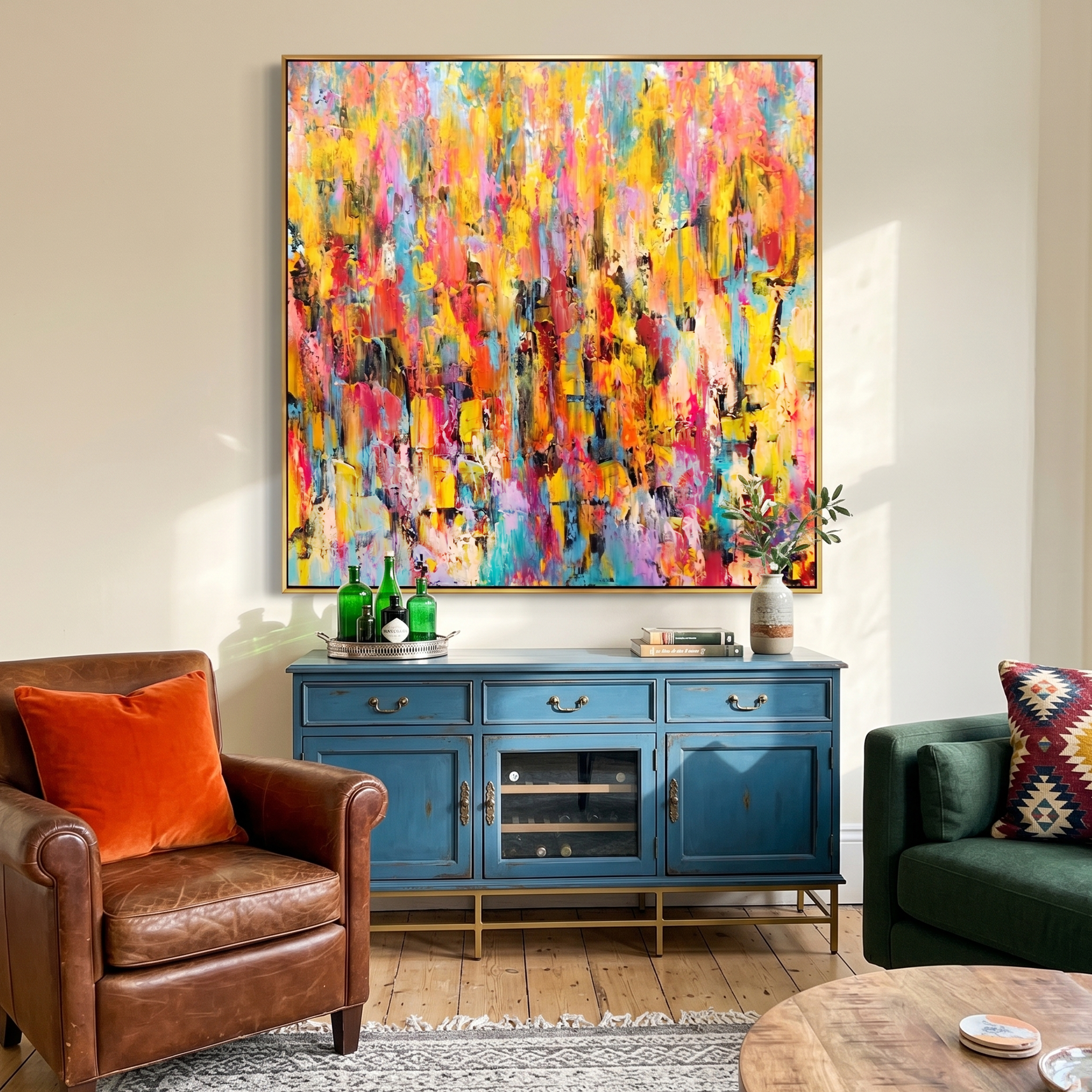 Abstract Canvas Art #AB1014