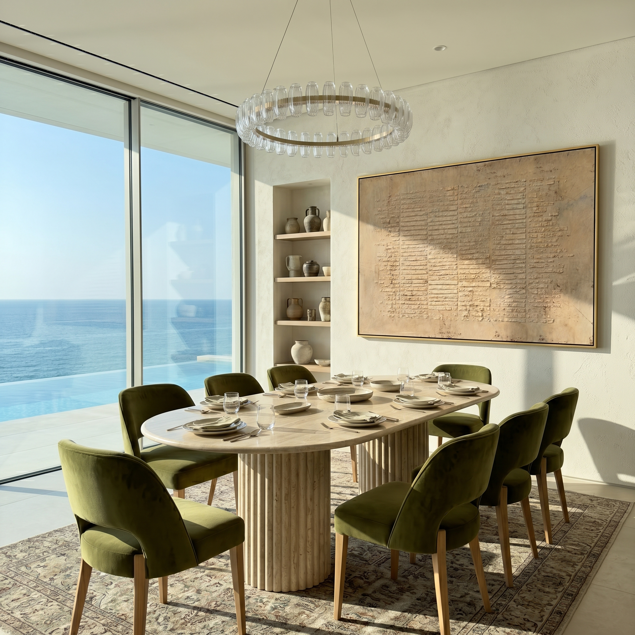 "Archaic Linear Textures" – Tactile Neutral Abstract Artwork | Earthy Tones Impasto Wall Decor | Contemporary Horizontal Statement Piece #WS 253