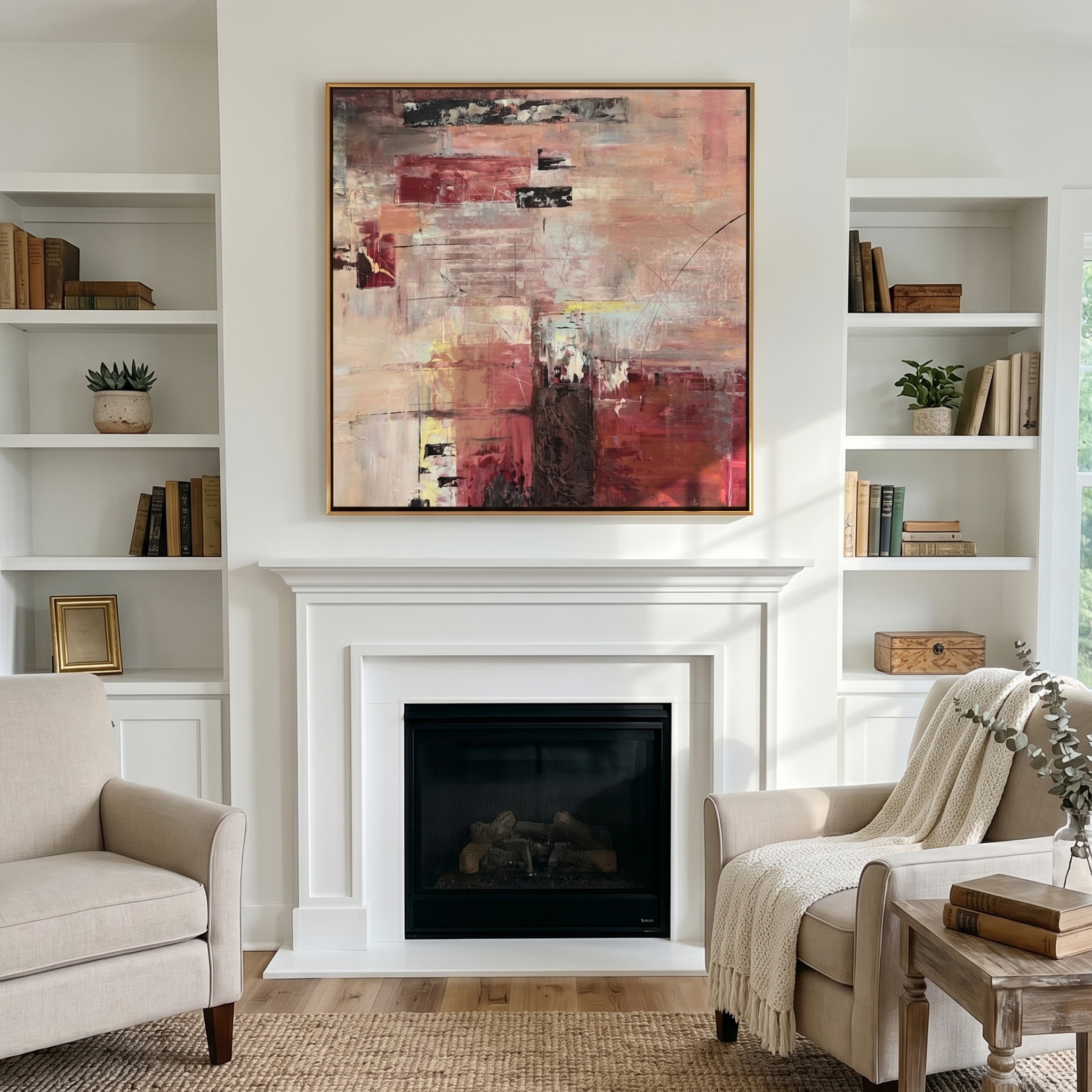 Abstract Canvas Art #AB1012