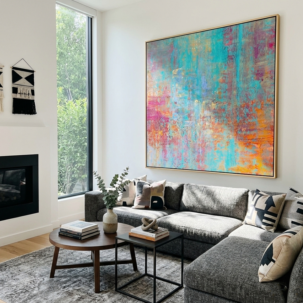 Abstract Canvas Art #AB1013