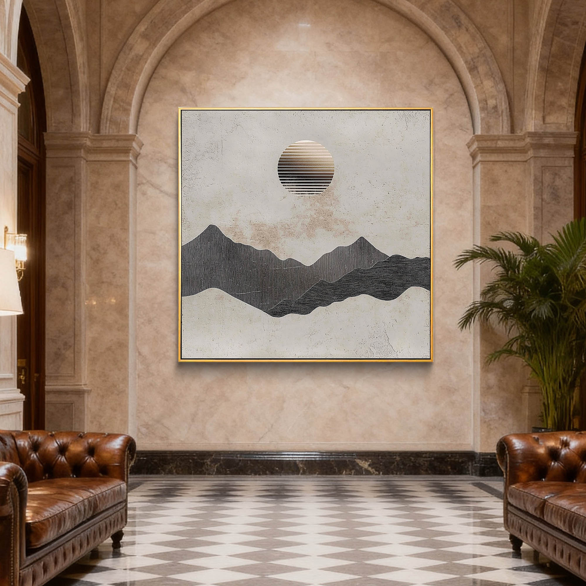 Abstract Canvas Art #AB864