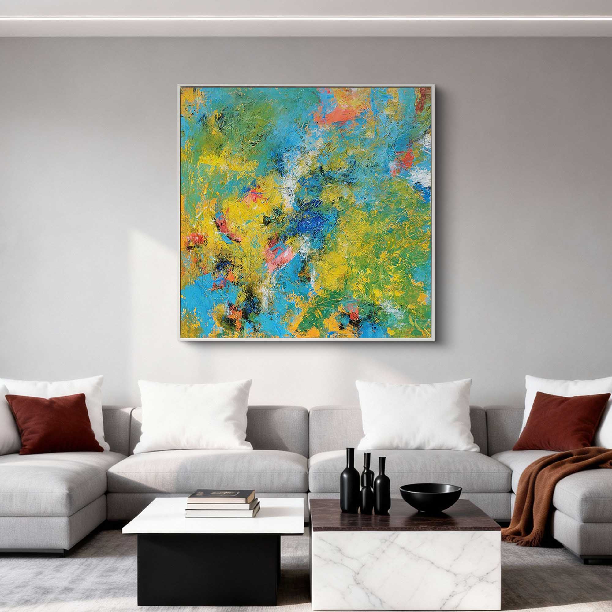 Abstract Canvas Art #AB1000