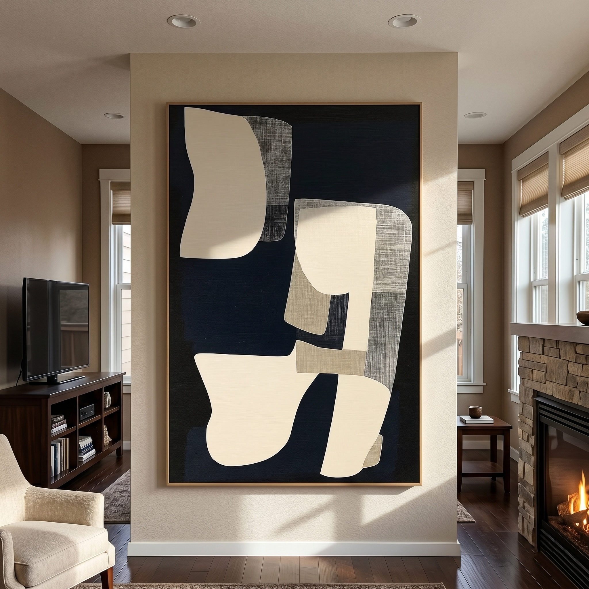 Abstract Canvas Art #AB850