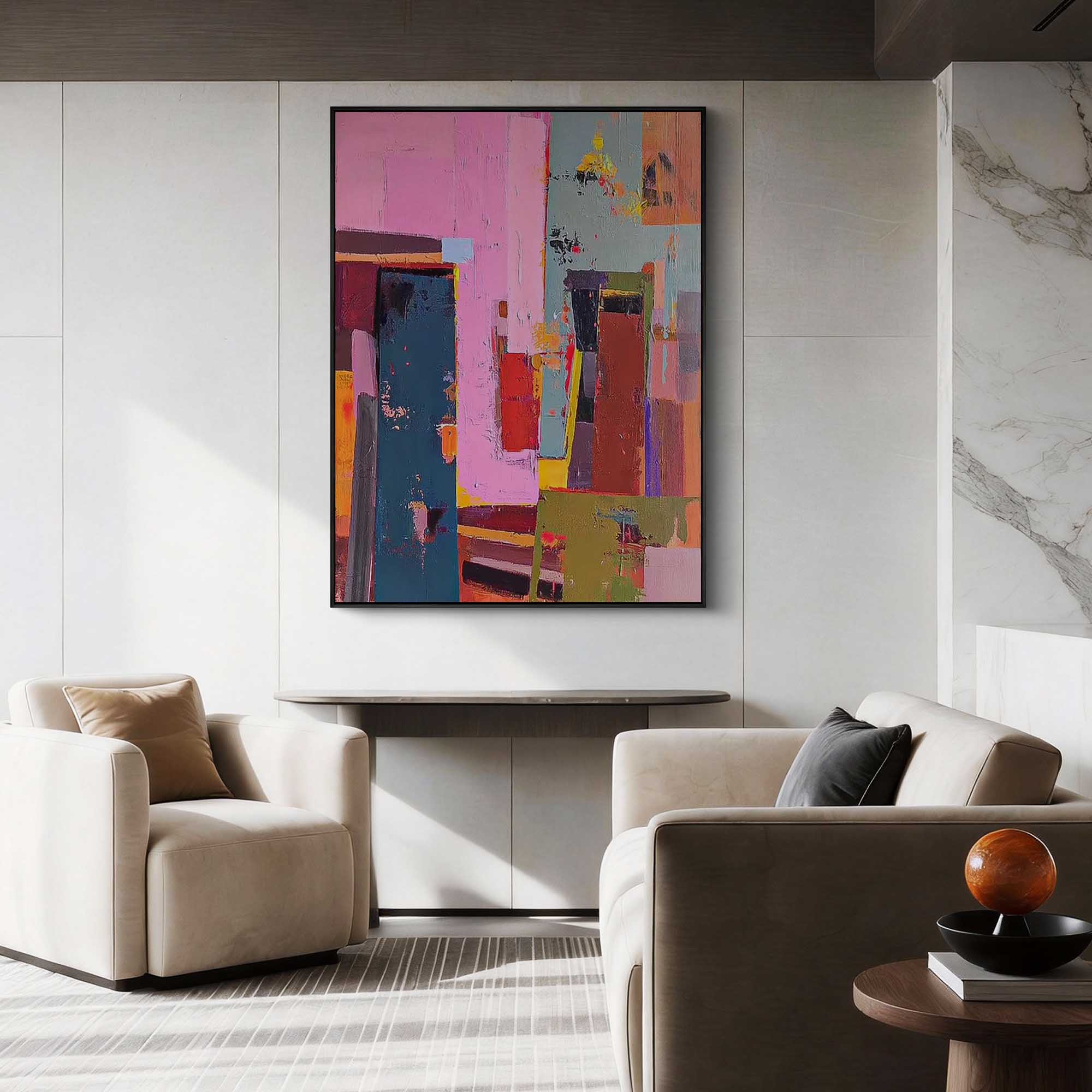 Abstract Canvas Art #AB960