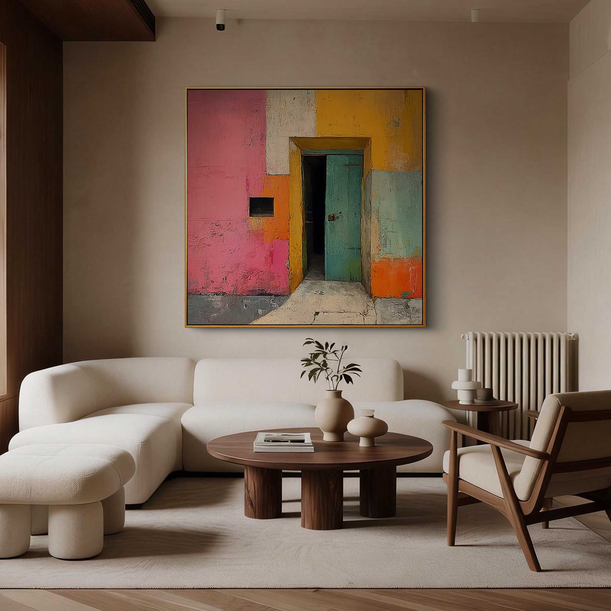 Geometric Canvas Art #GE017