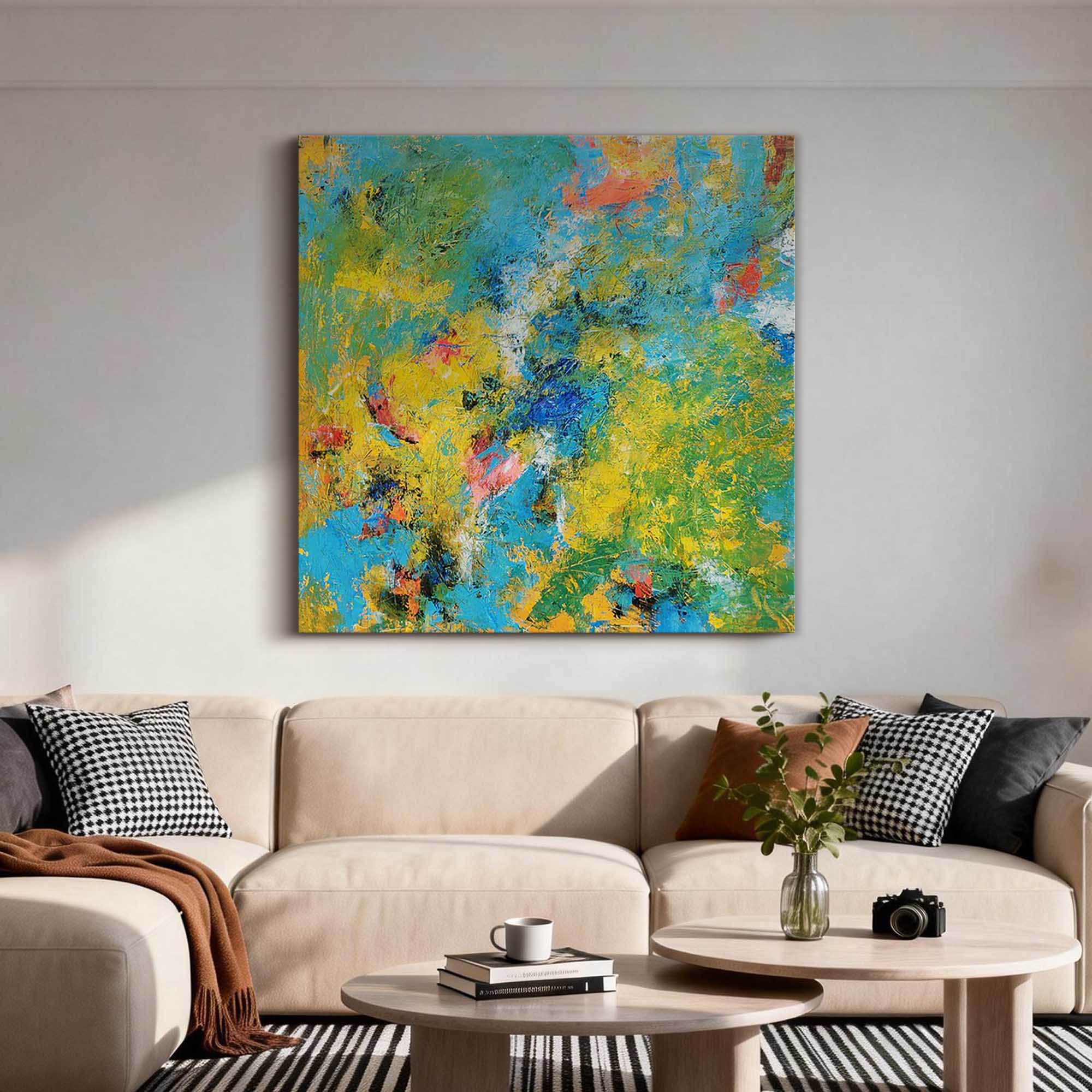 Abstract Canvas Art #AB1000