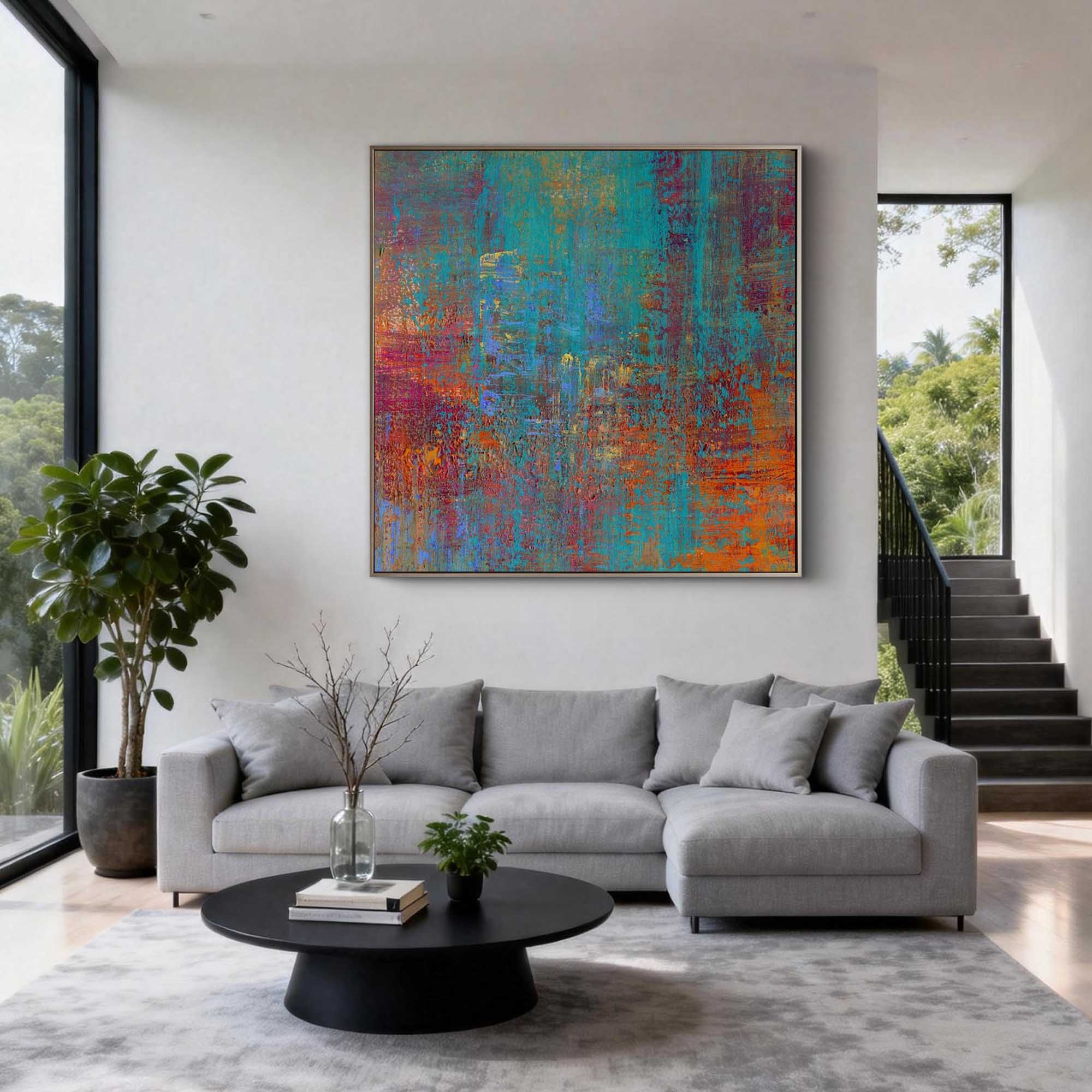 Abstract Canvas Art #AB1013