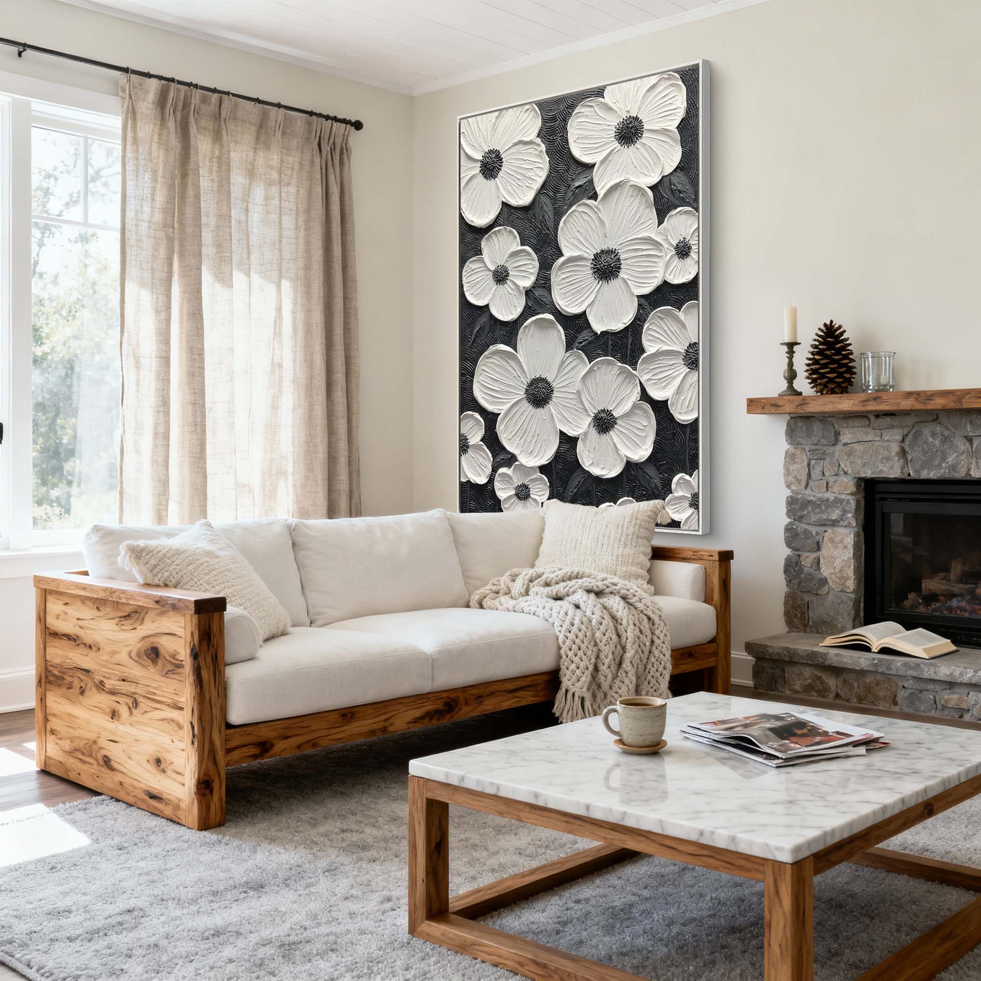 Flower Canvas Art #FL268