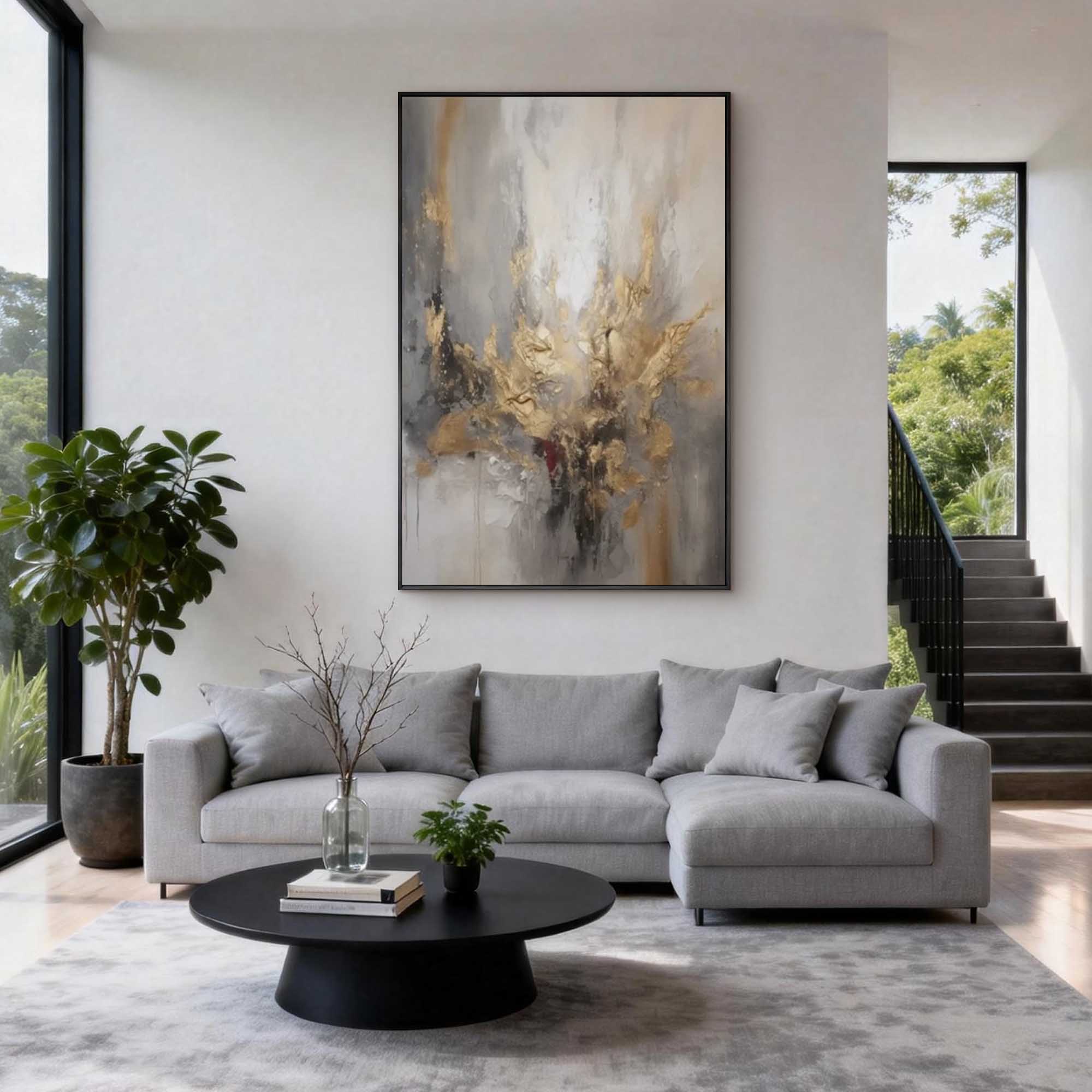 Abstract Canvas Art #AB952