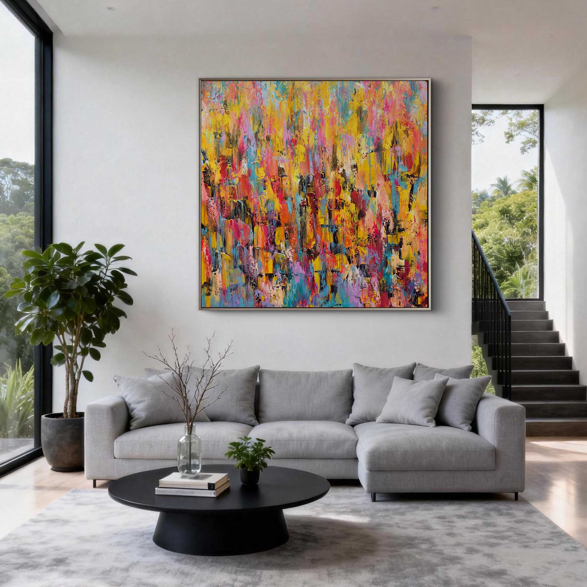 Abstract Canvas Art #AB1014