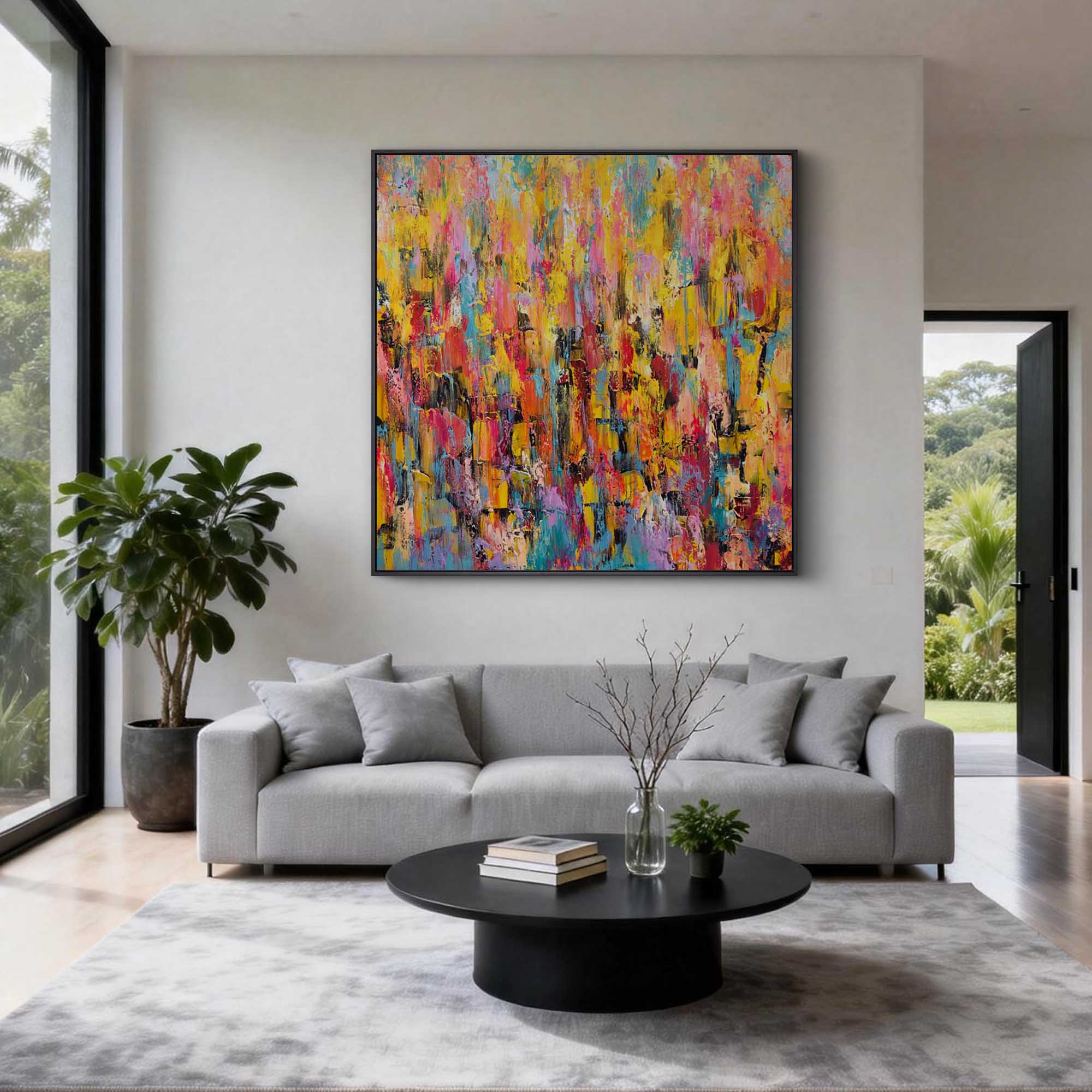 Abstract Canvas Art #AB1014