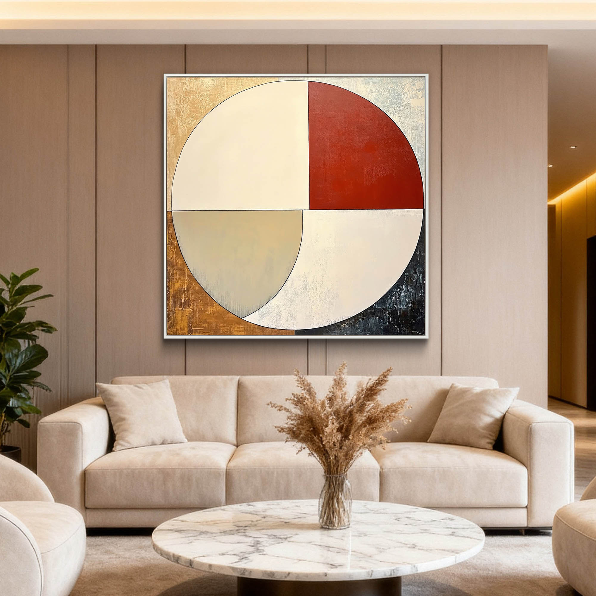 Abstract Canvas Art #AB870