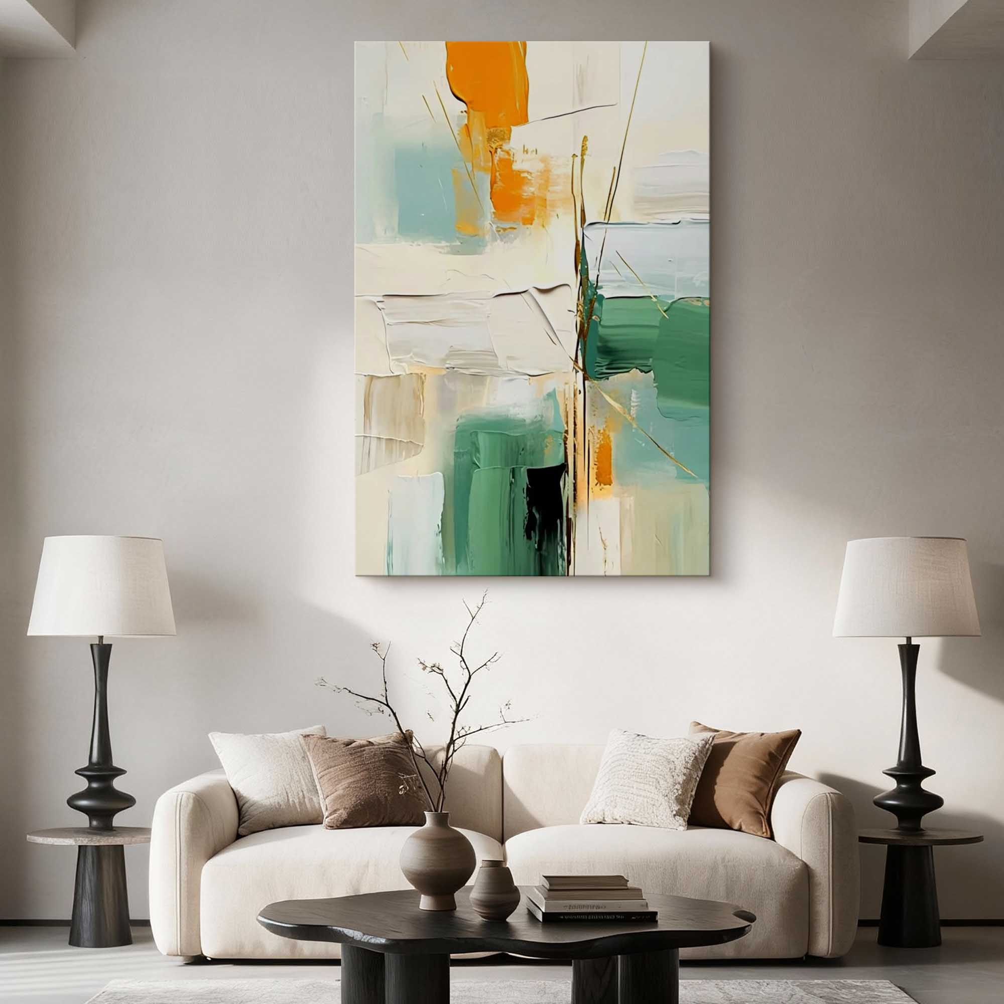 Abstract Canvas Art #AB954
