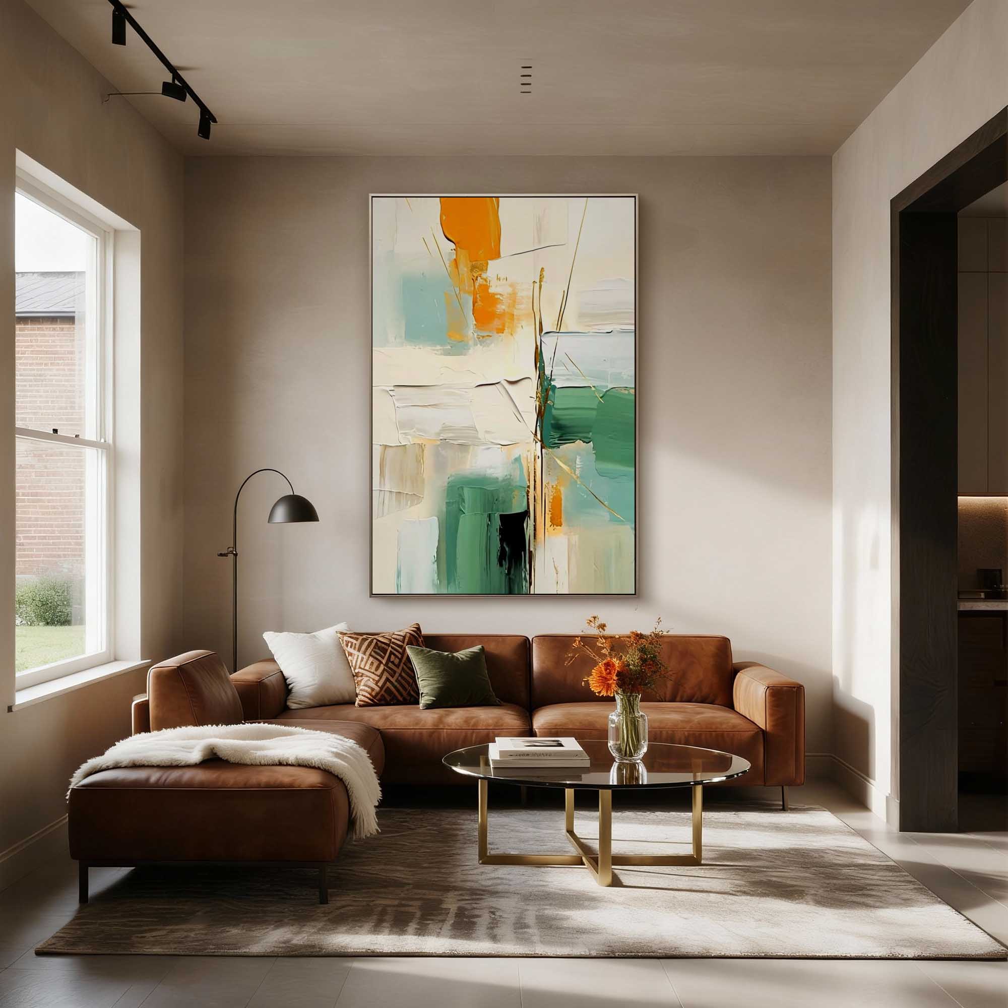 Abstract Canvas Art #AB954