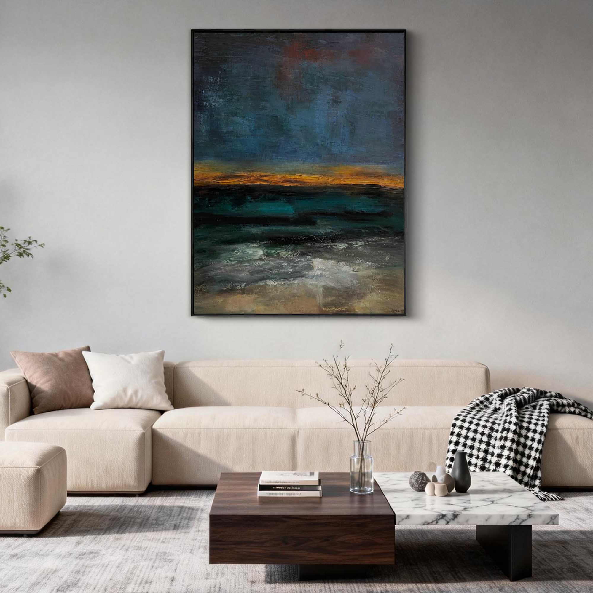 Abstract Canvas Art #AB975