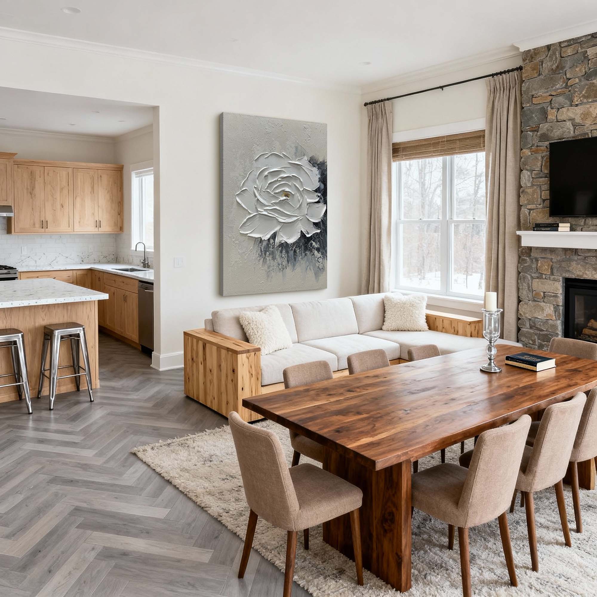 Flower Canvas Art #FL282