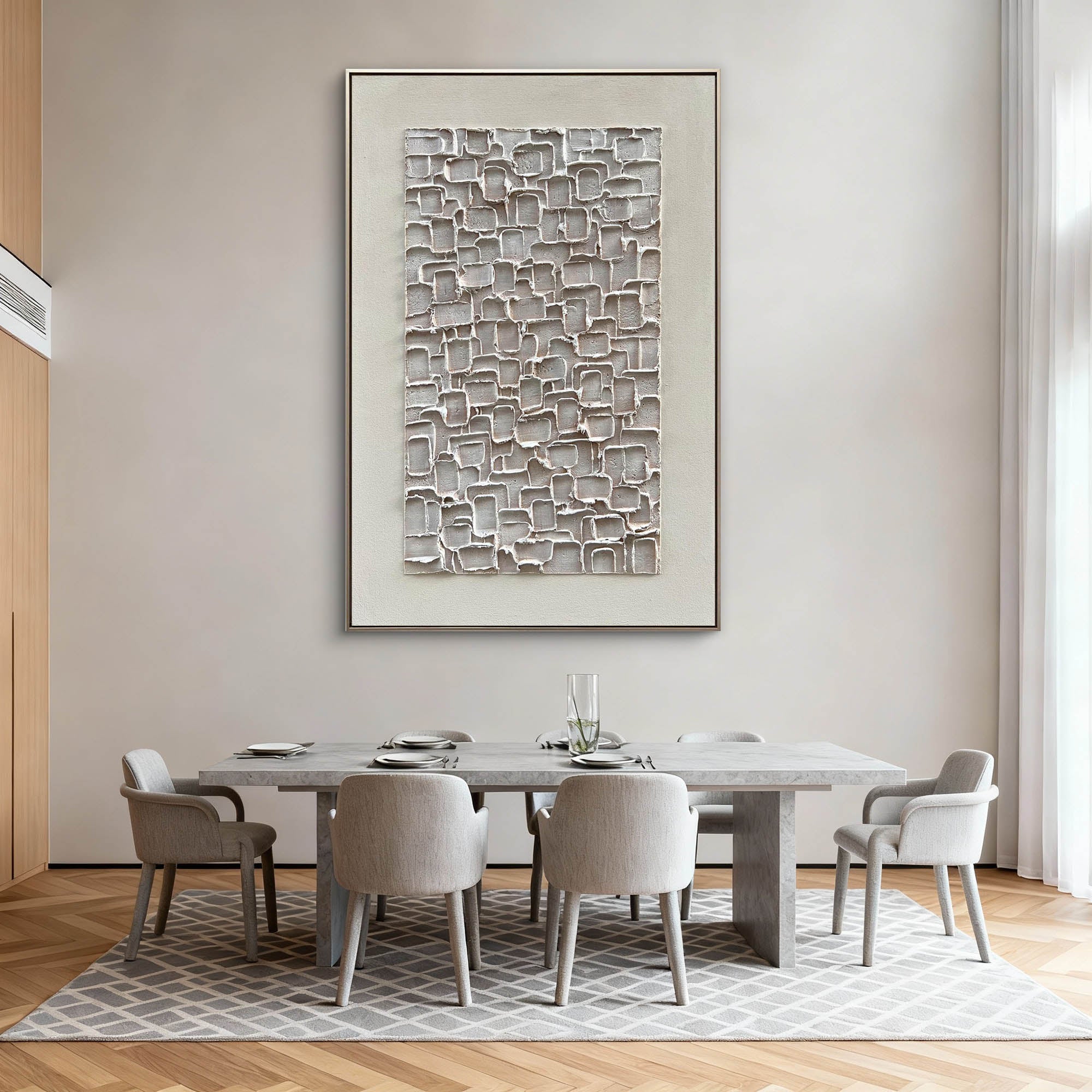 Sculpted Mosaic|Plaster & Texture Art #PT 129