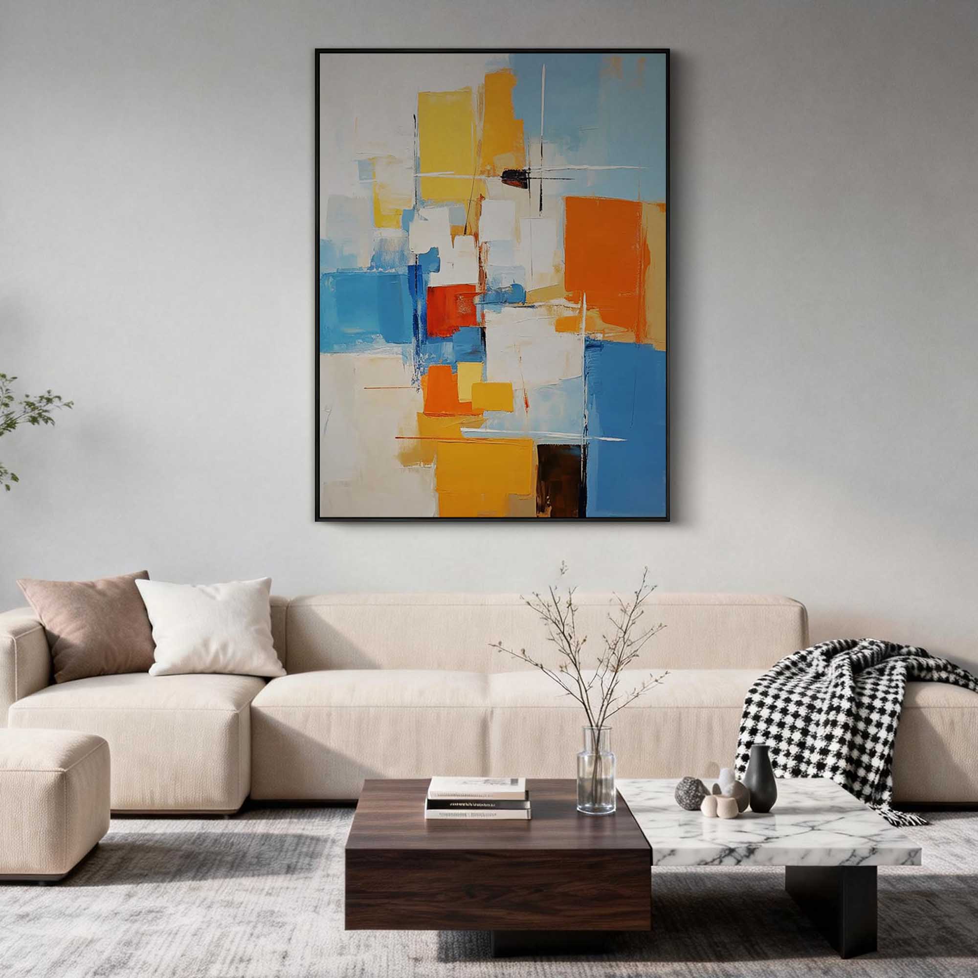 Abstract Canvas Art #AB962