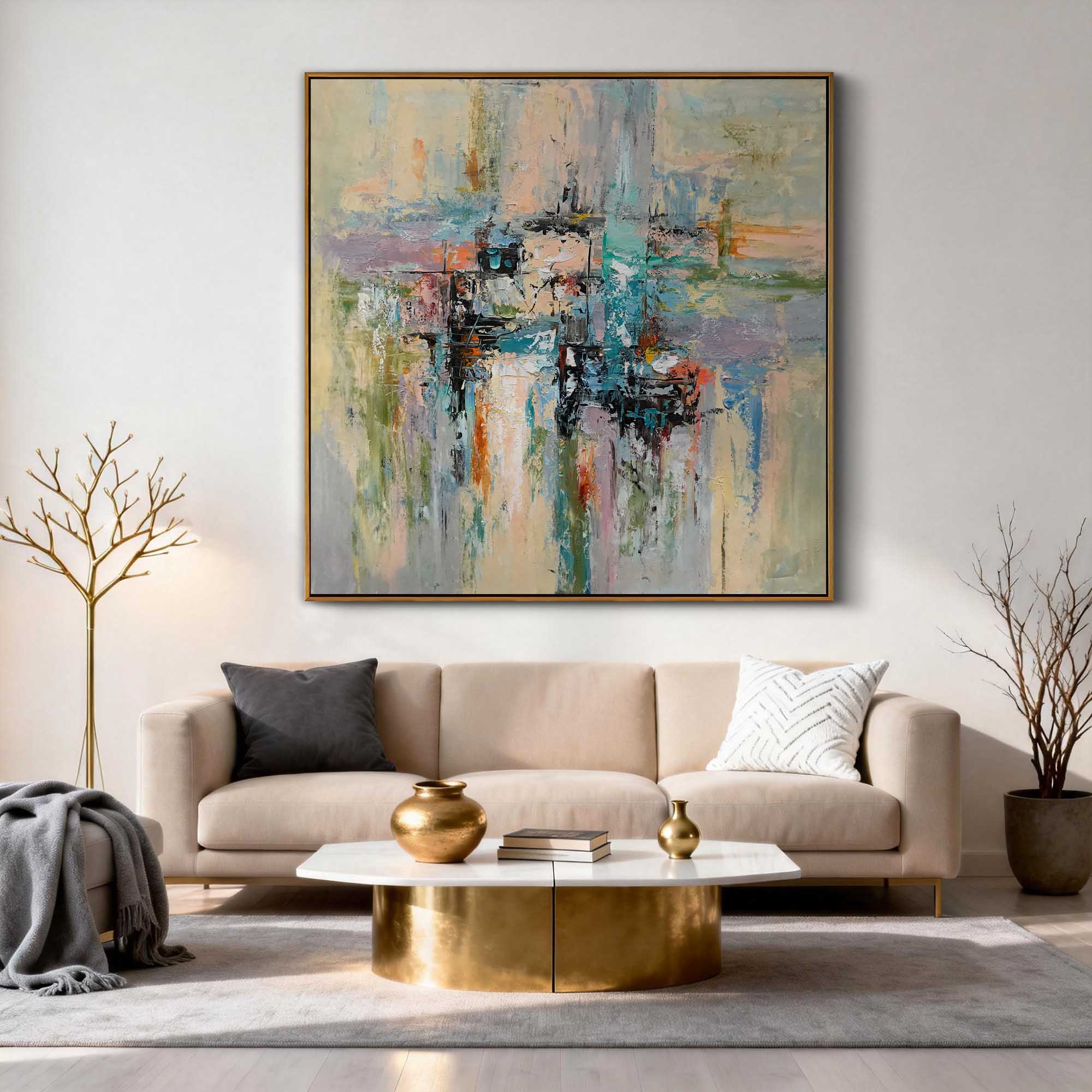 Abstract Canvas Art #AB1011