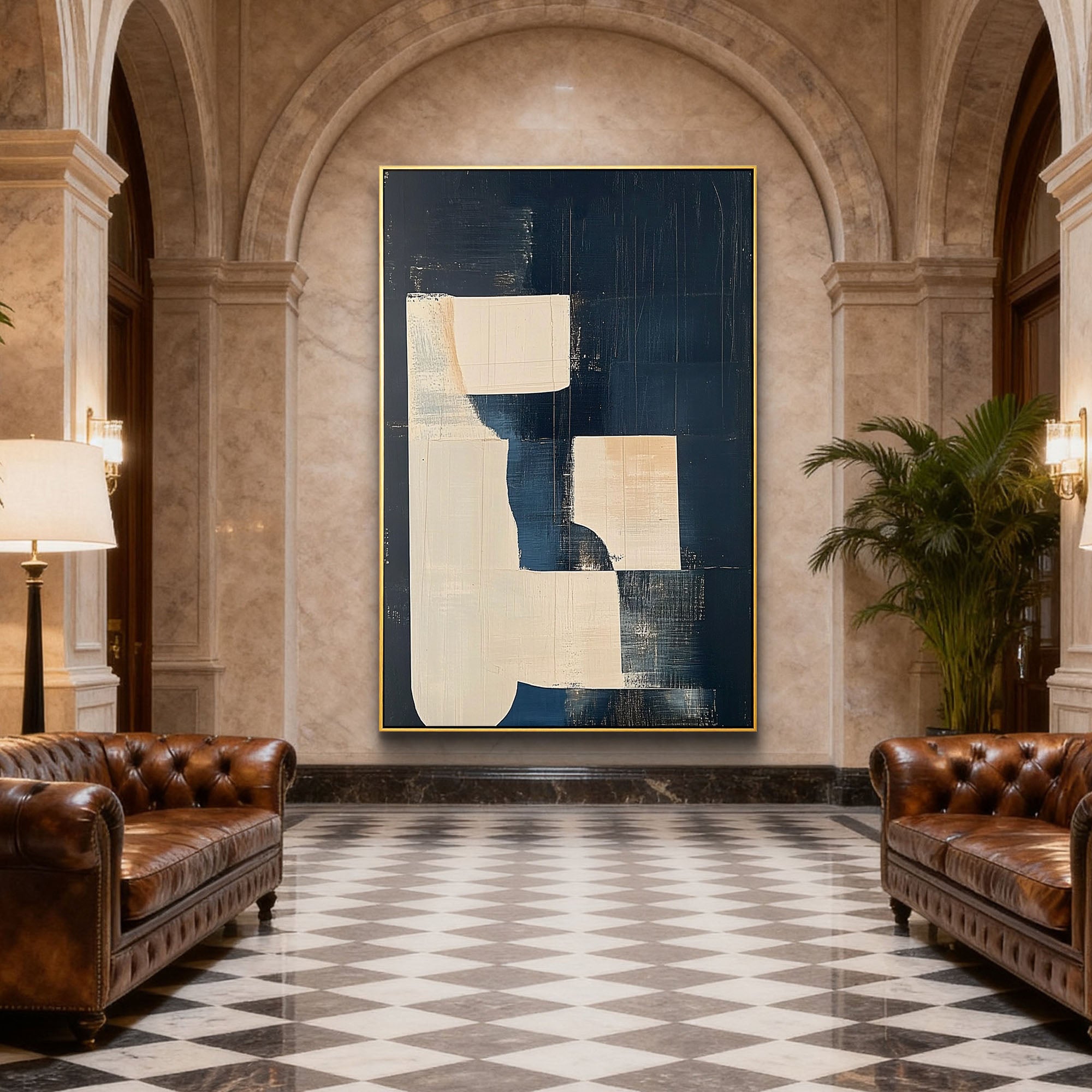 Abstract Canvas Art #AB851