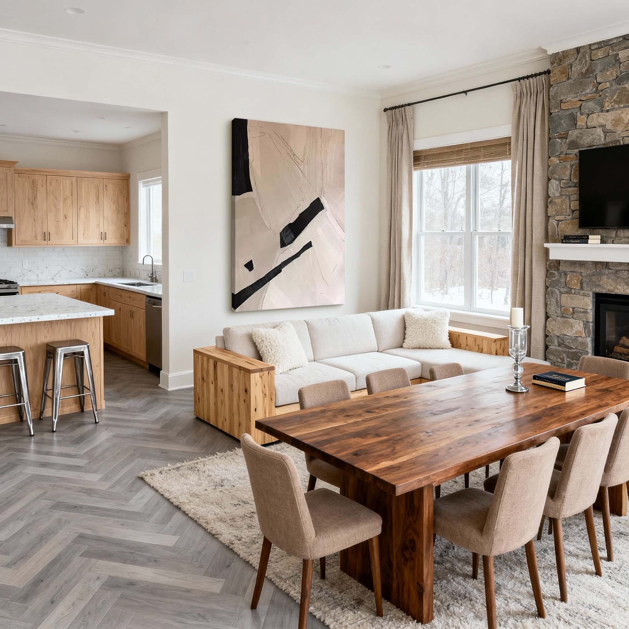 Abstract Canvas Art #AB884