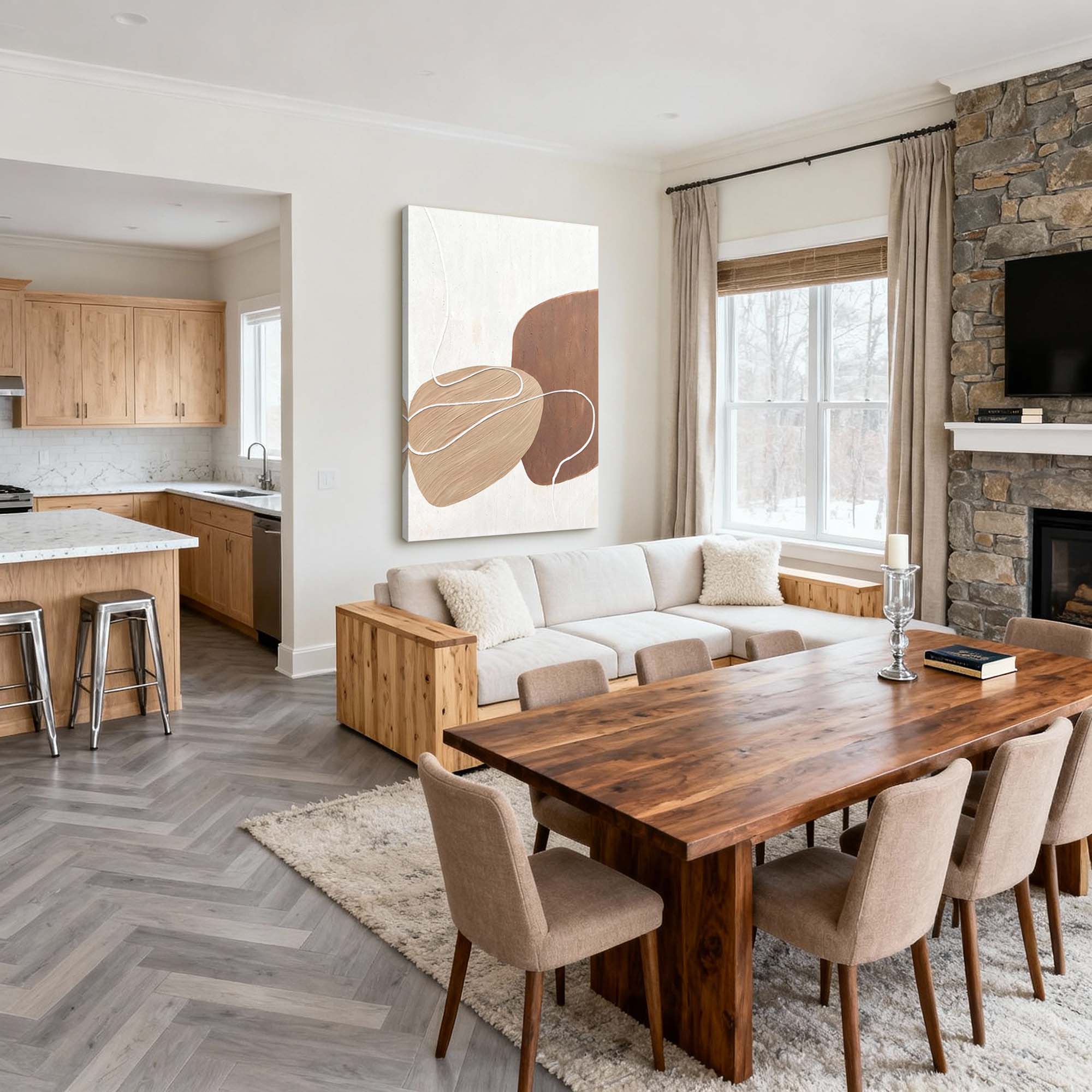 Abstract Canvas Art #AB885