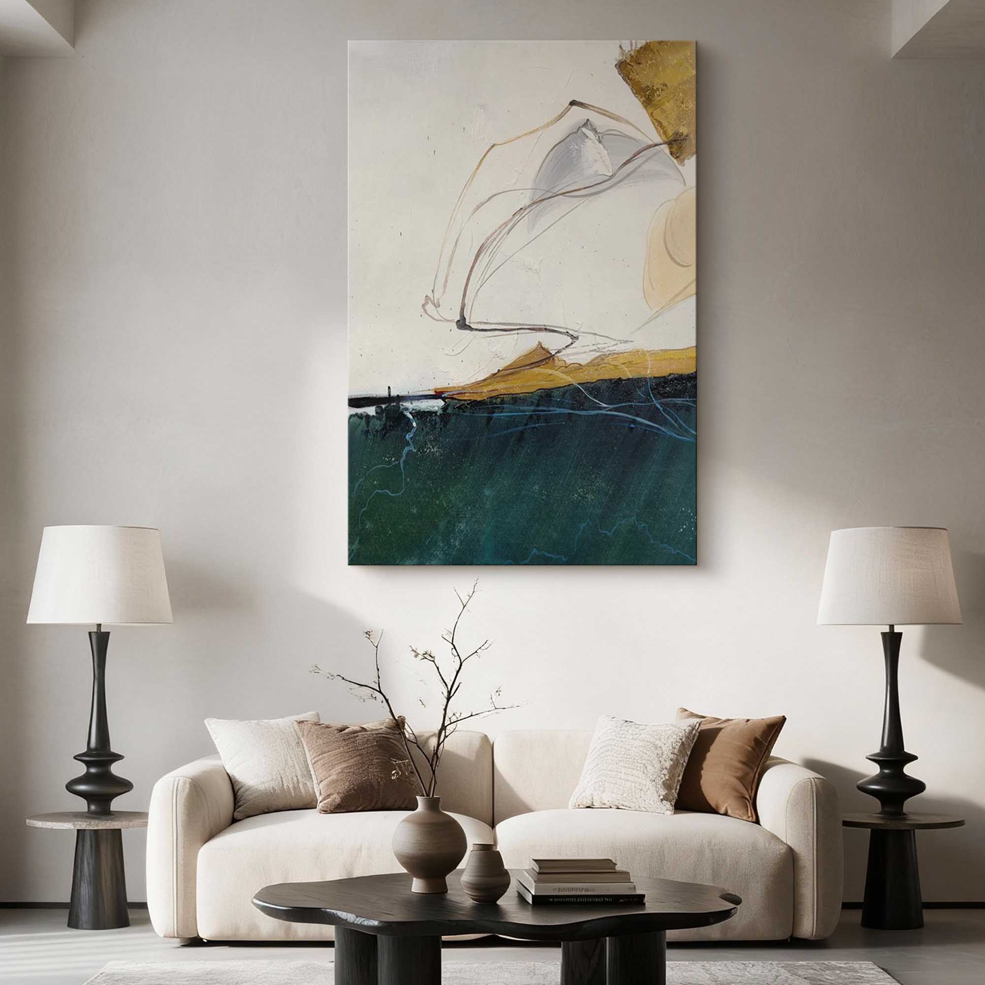 Abstract Canvas Art #AB934