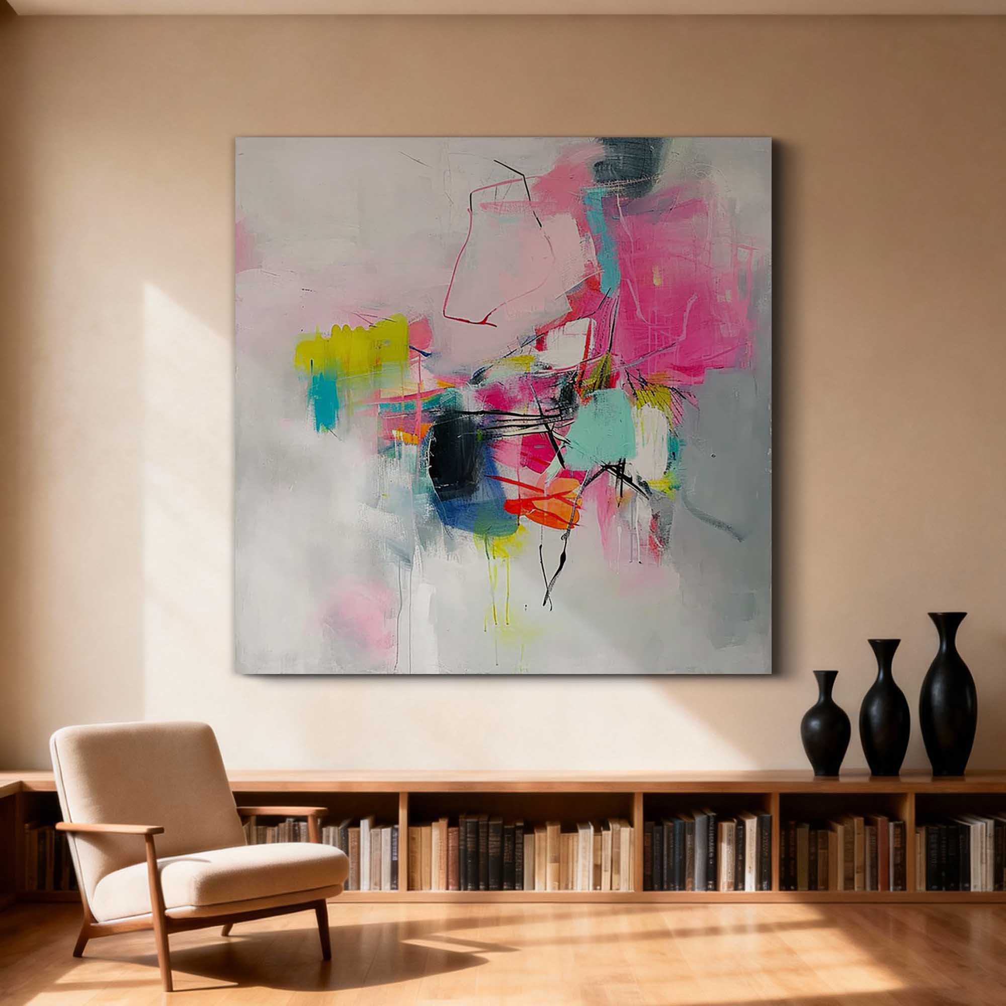 Abstract Canvas Art #AB1001