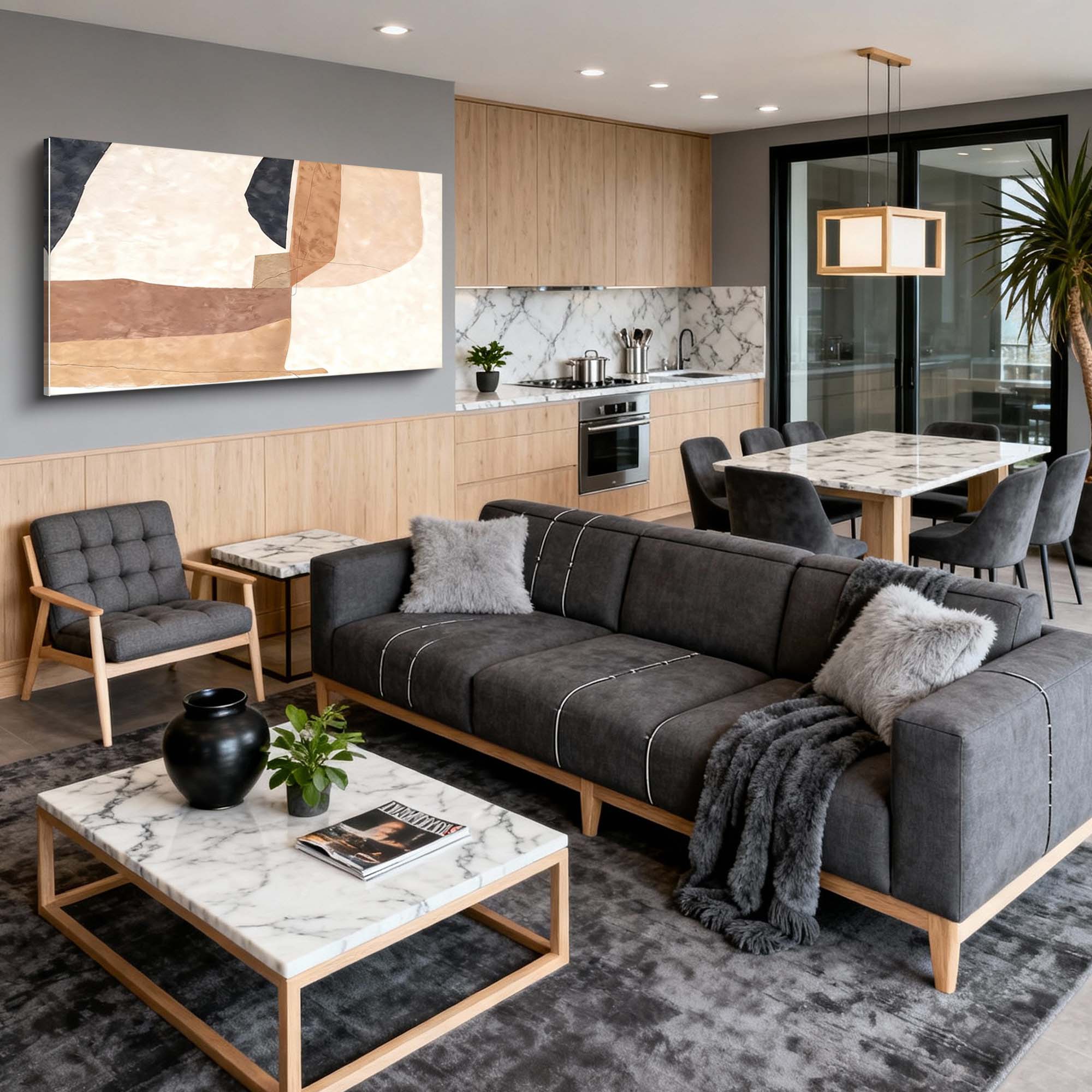 Abstract Canvas Art #AB876