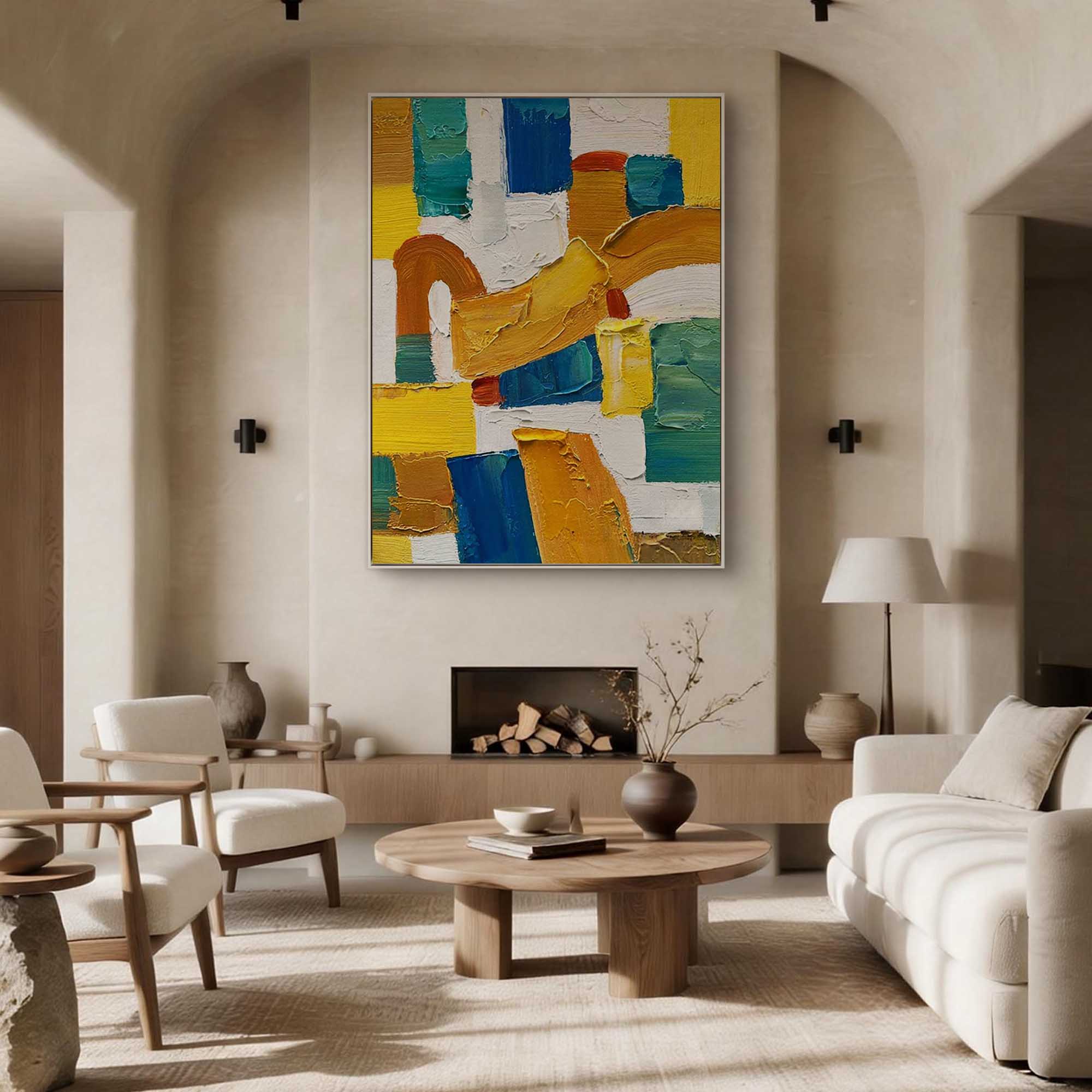 Abstract Canvas Art #AB963