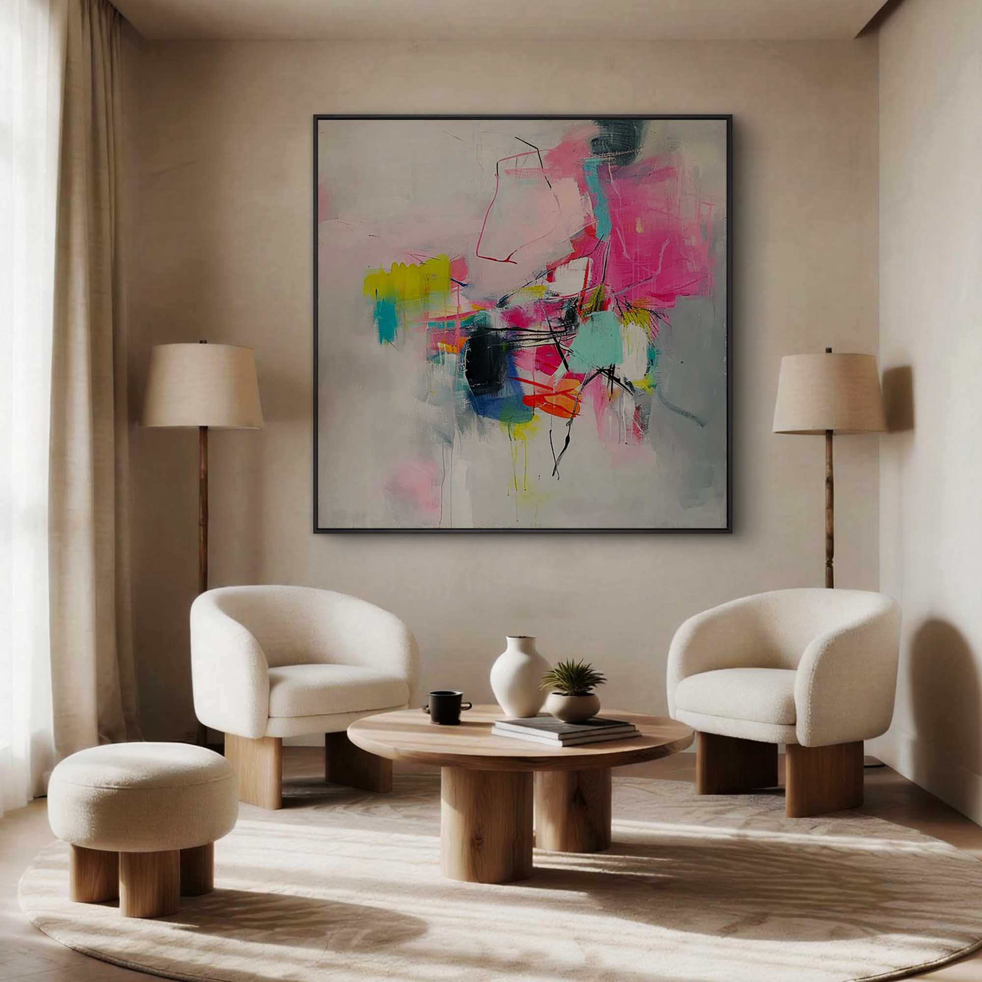 Abstract Canvas Art #AB1001